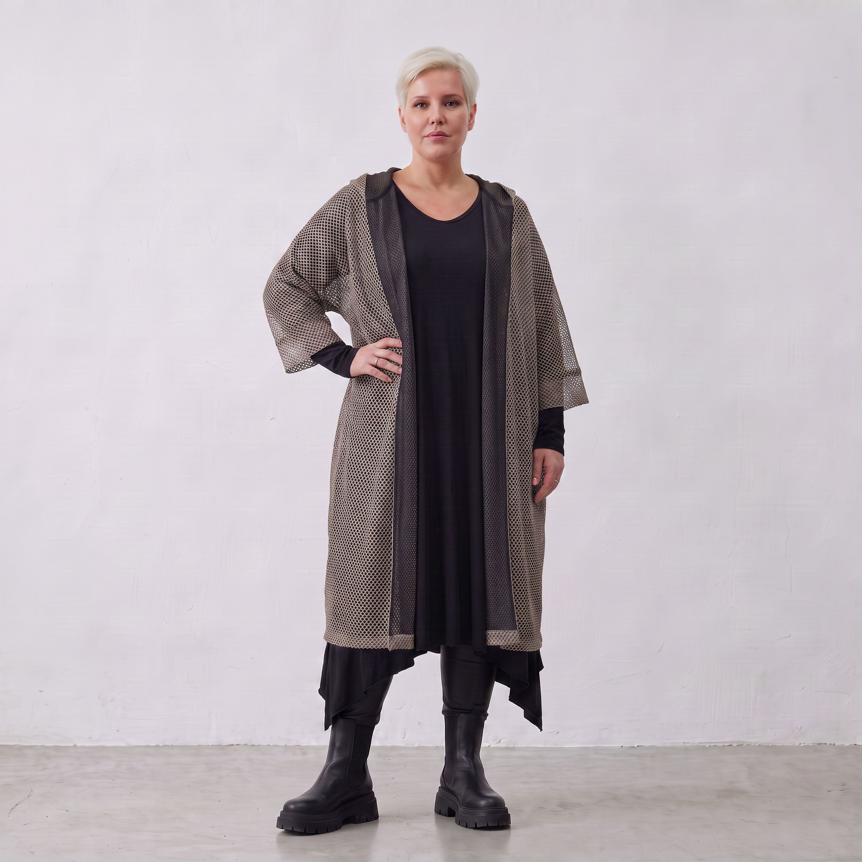 AKH Fashion · Cardigan · Marie · 7068 · Taupe