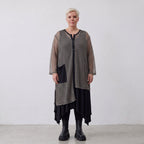 AKH Fashion · Blouse · Marie · 7101 · Taupe/Zwart