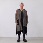 AKH Fashion · Blouse · Marie · 7101 · Taupe/Zwart