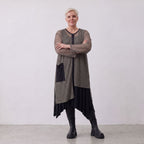 AKH Fashion · Blouse · Marie · 7101 · Taupe/Zwart