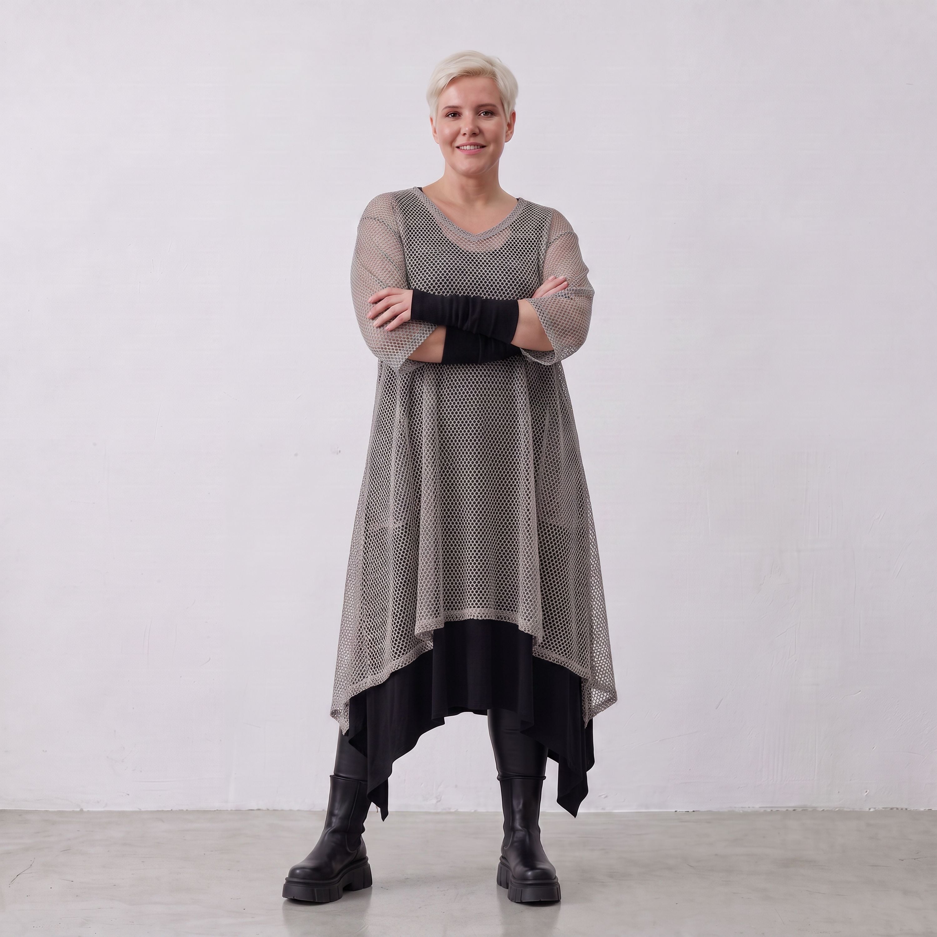 AKH Fashion · Maglia · Marie · 7108 · Grigio