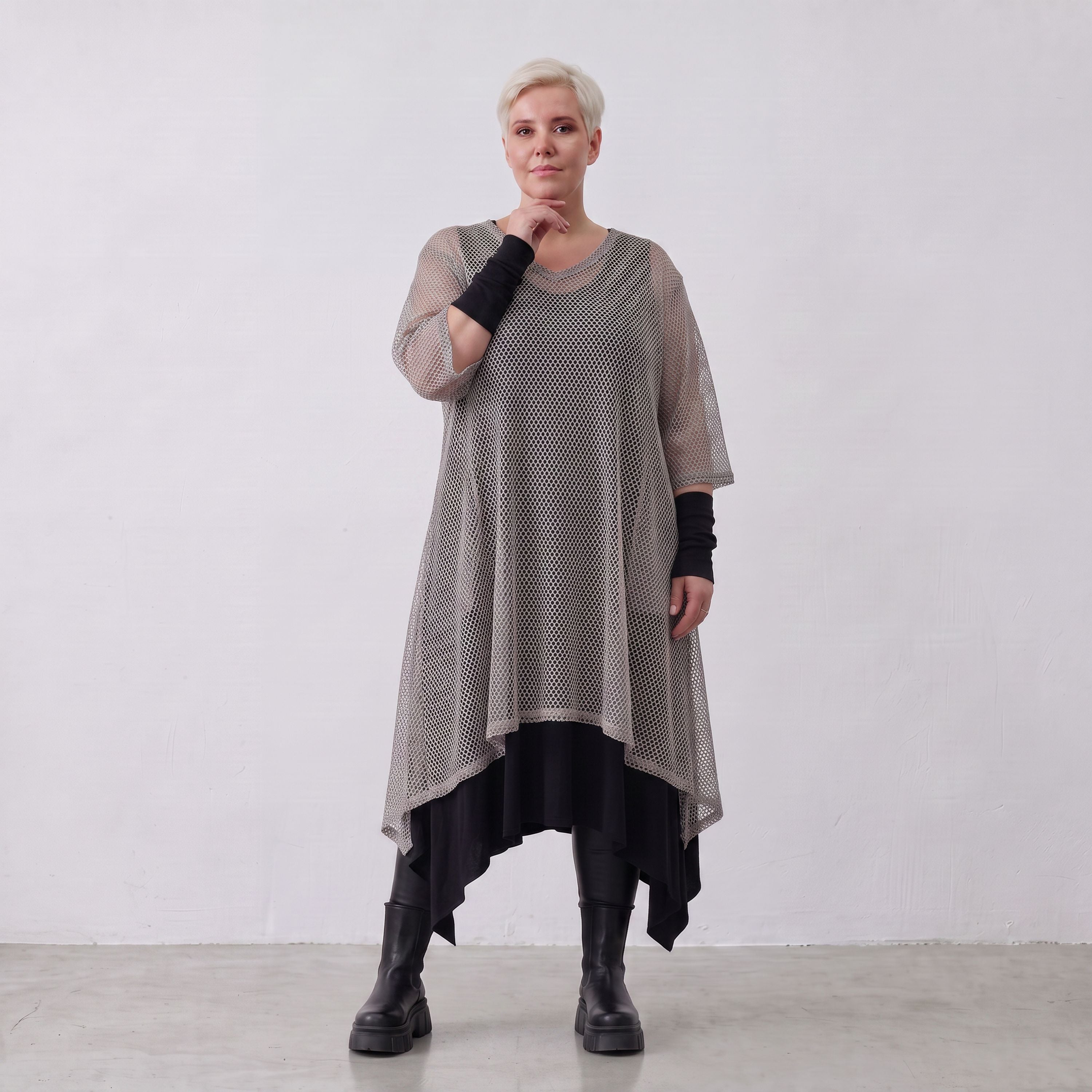 AKH Fashion · Maglia · Marie · 7108 · Grigio