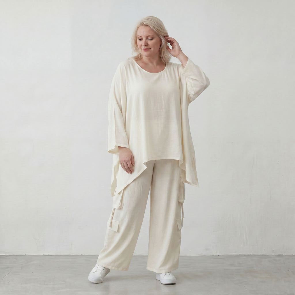 AKH Fashion · Shirt · Melinda · 6680 · Ivory