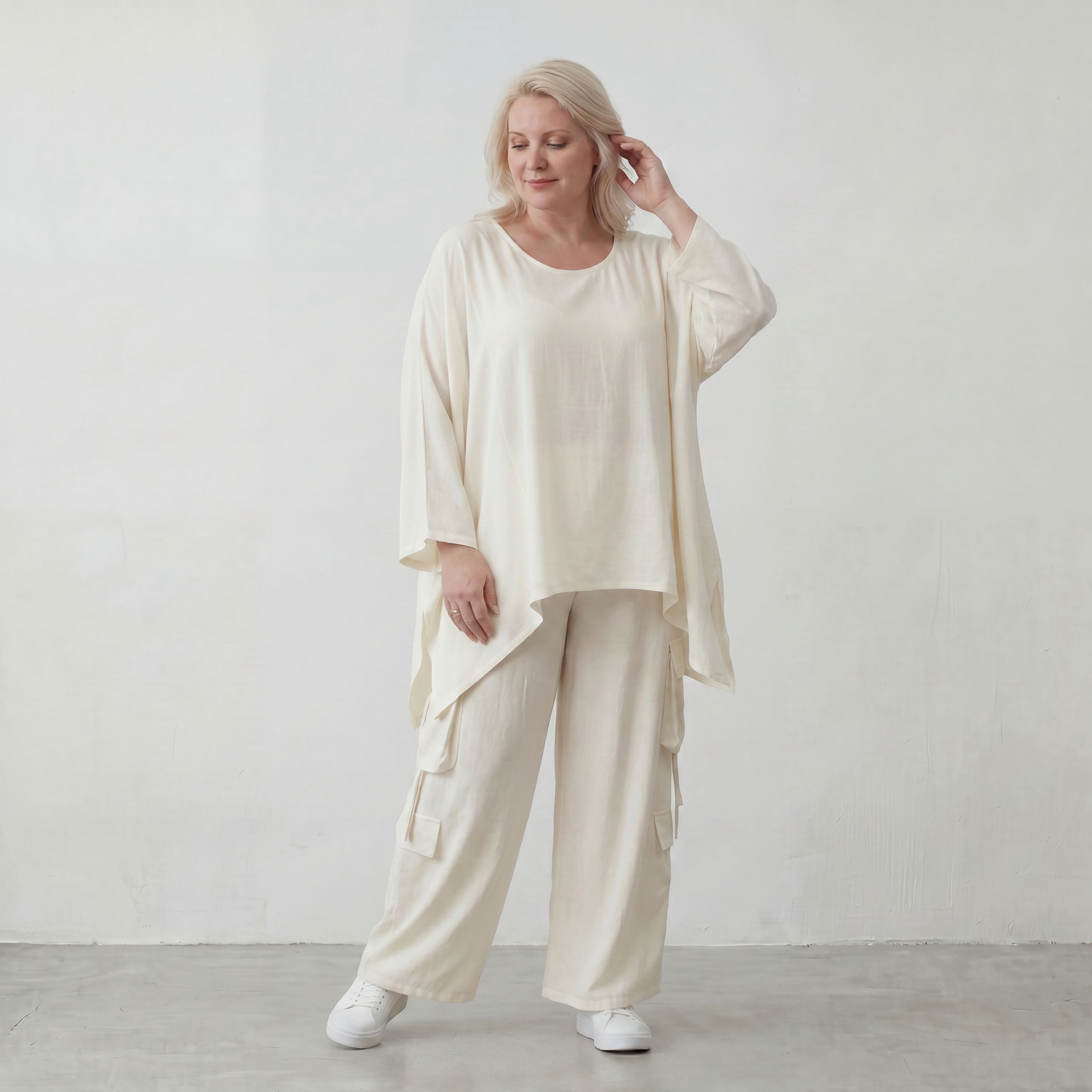 AKH Fashion · Shirt · Melinda · 6680 · Ivory