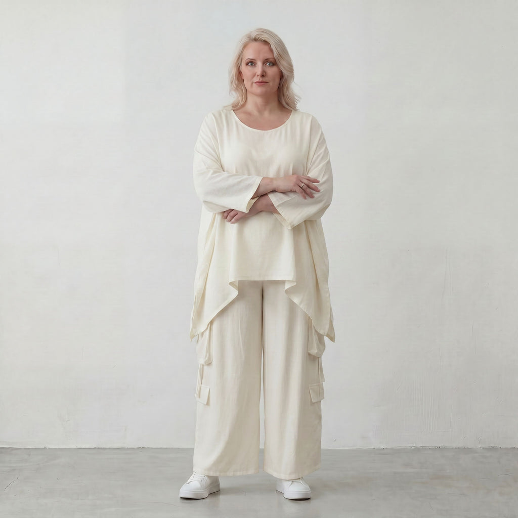 AKH Fashion · Shirt · Melinda · 6680 · Ivory