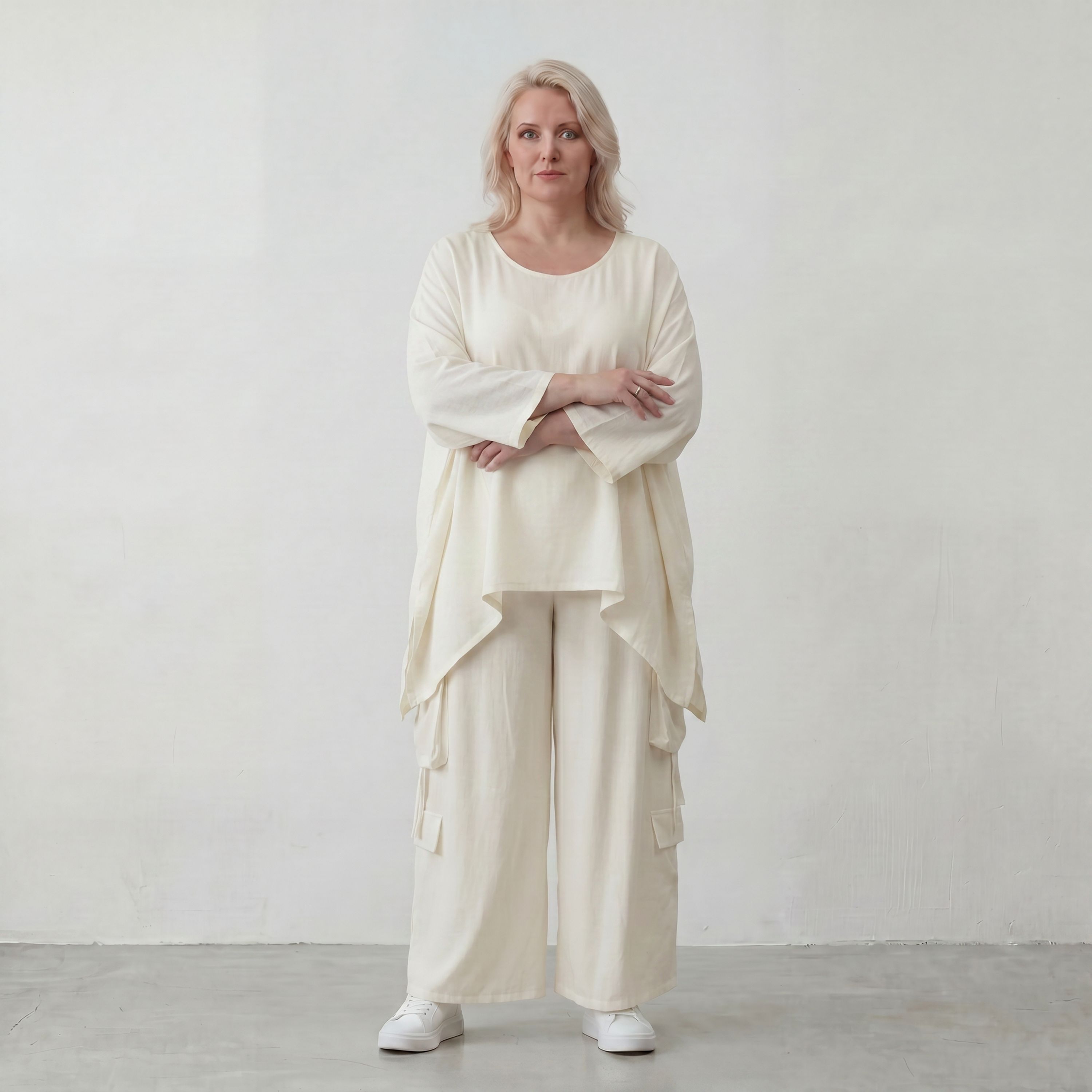 AKH Fashion · Shirt · Melinda · 6680 · Ivory