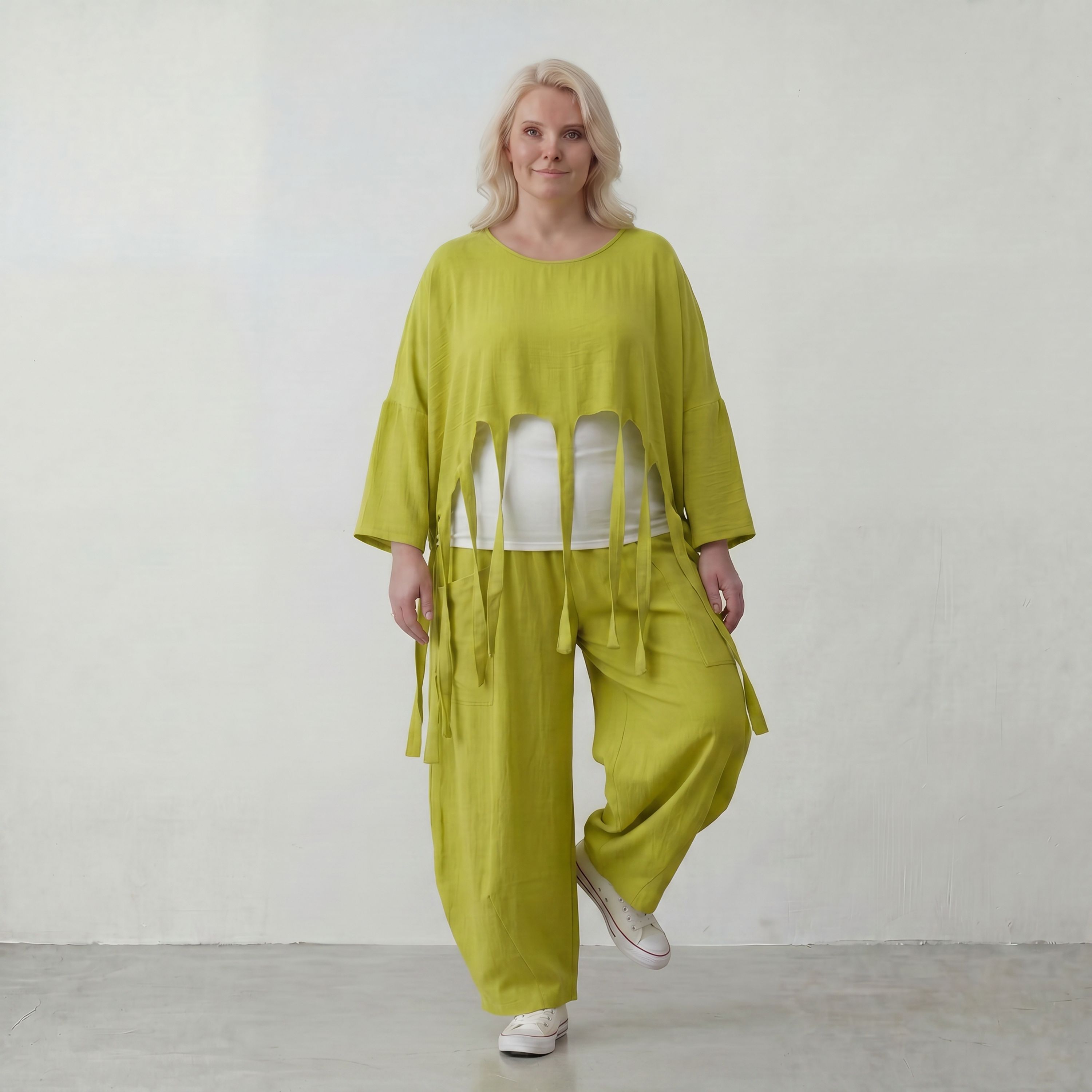 AKH Fashion · Überwurf · Melinda · 6966 · AppleGrün