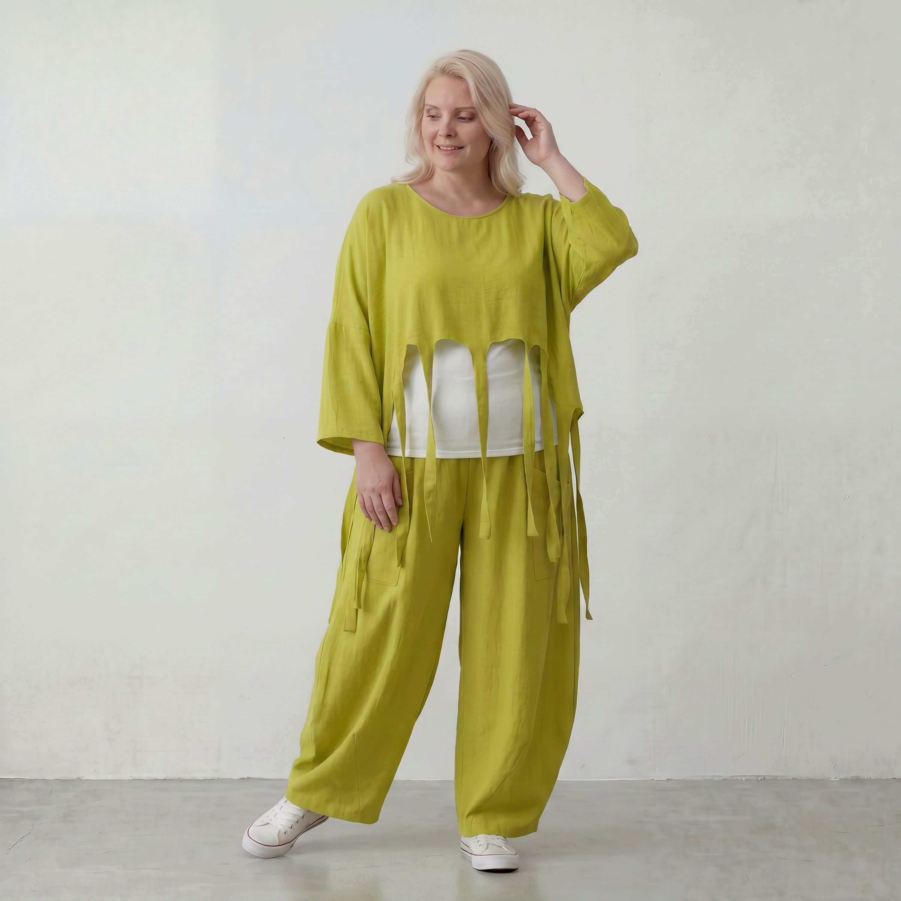 AKH Fashion · Überwurf · Melinda · 6966 · AppleGrün