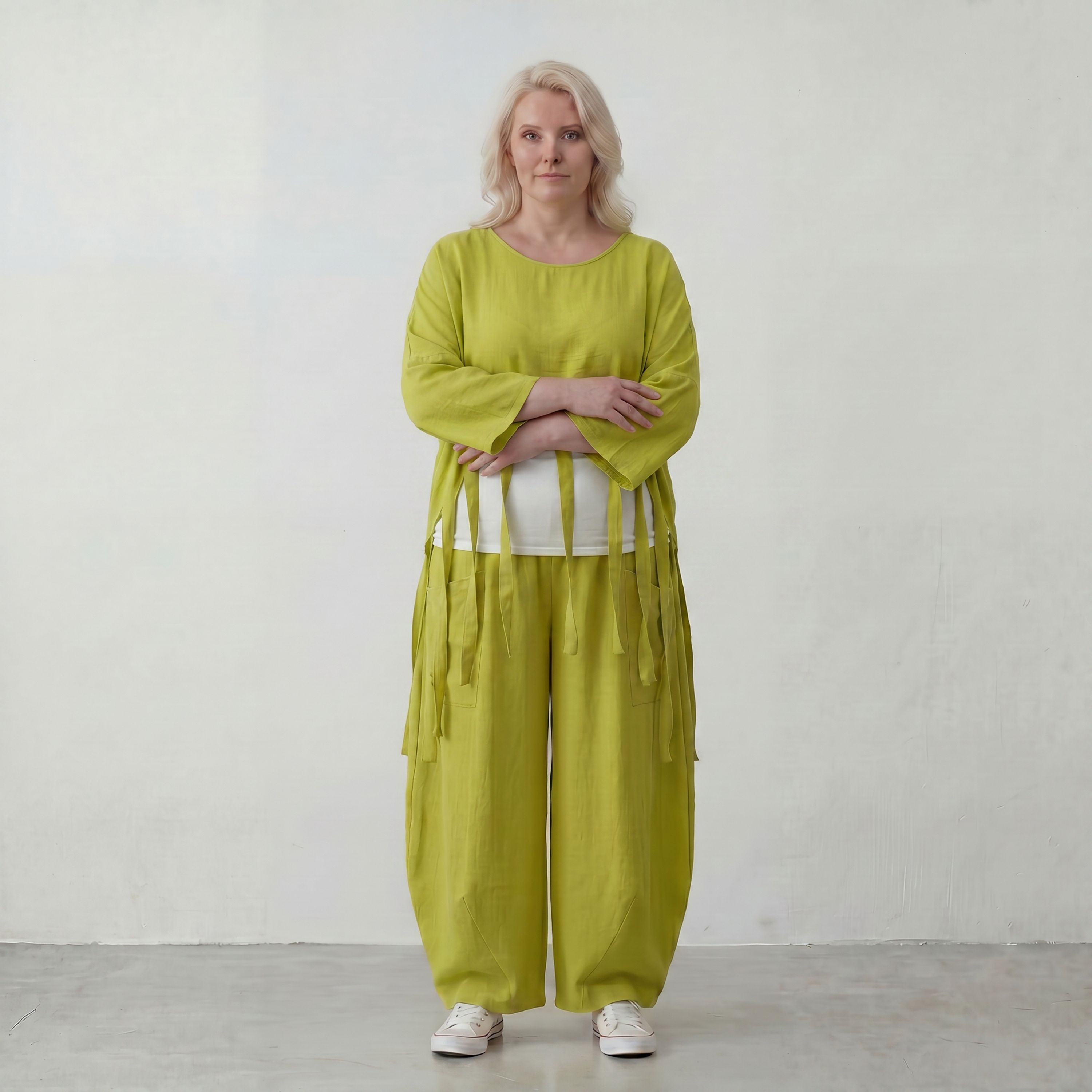 AKH Fashion · Überwurf · Melinda · 6966 · AppleGrün