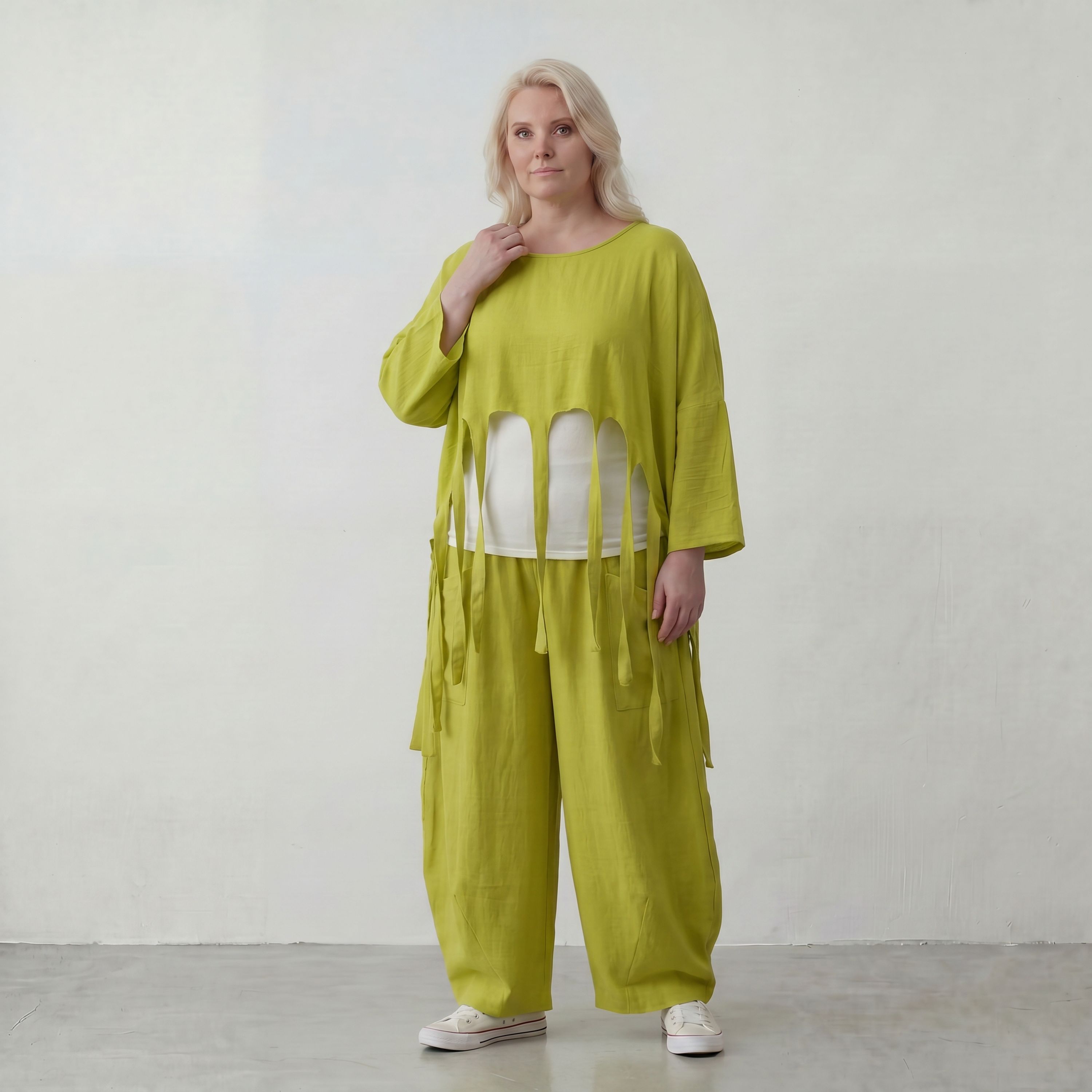 AKH Fashion · Überwurf · Melinda · 6966 · AppleGrün