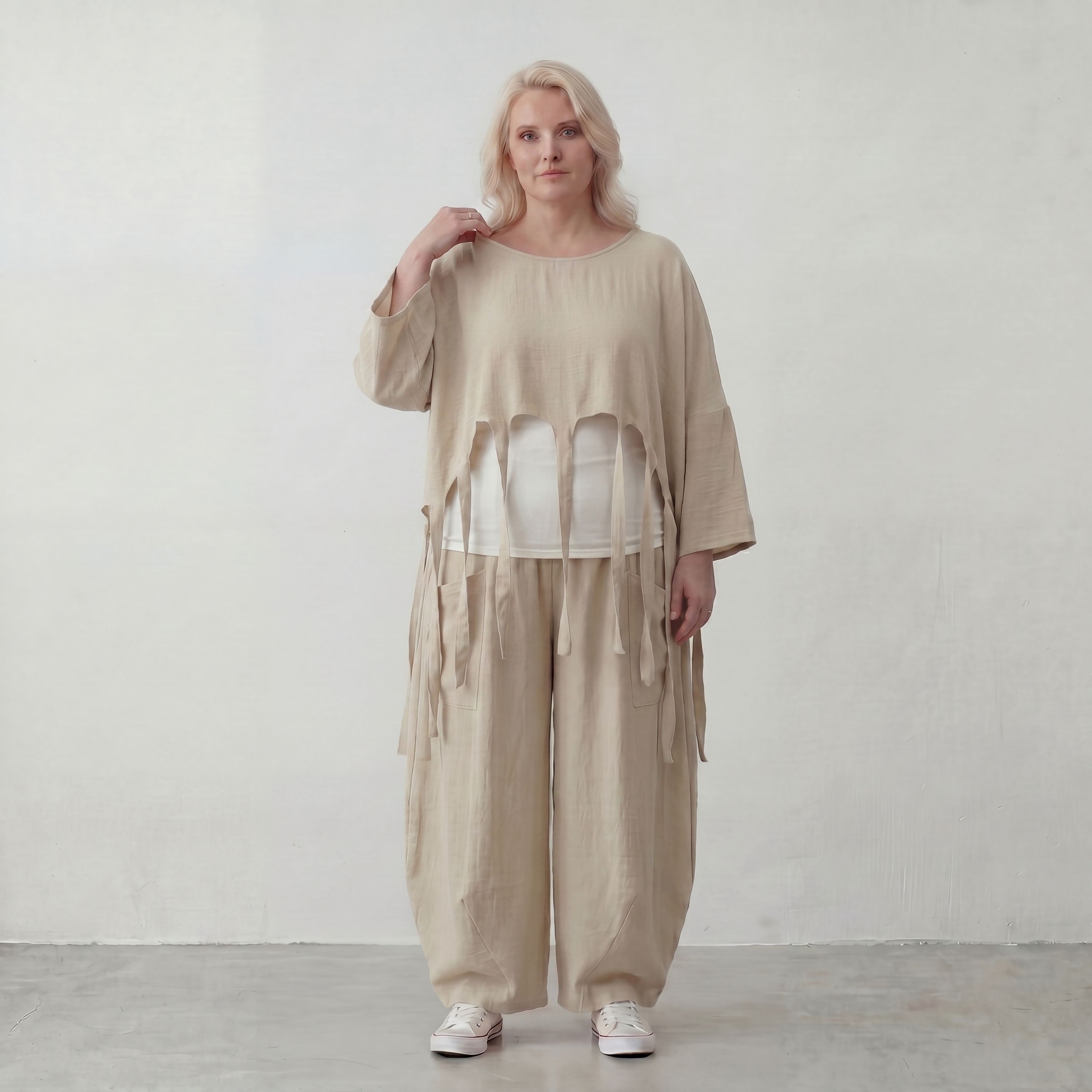 AKH Fashion · Überwurf · Melinda · 6966 · Dune