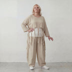 AKH Fashion · Überwurf · Melinda · 6966 · Dune