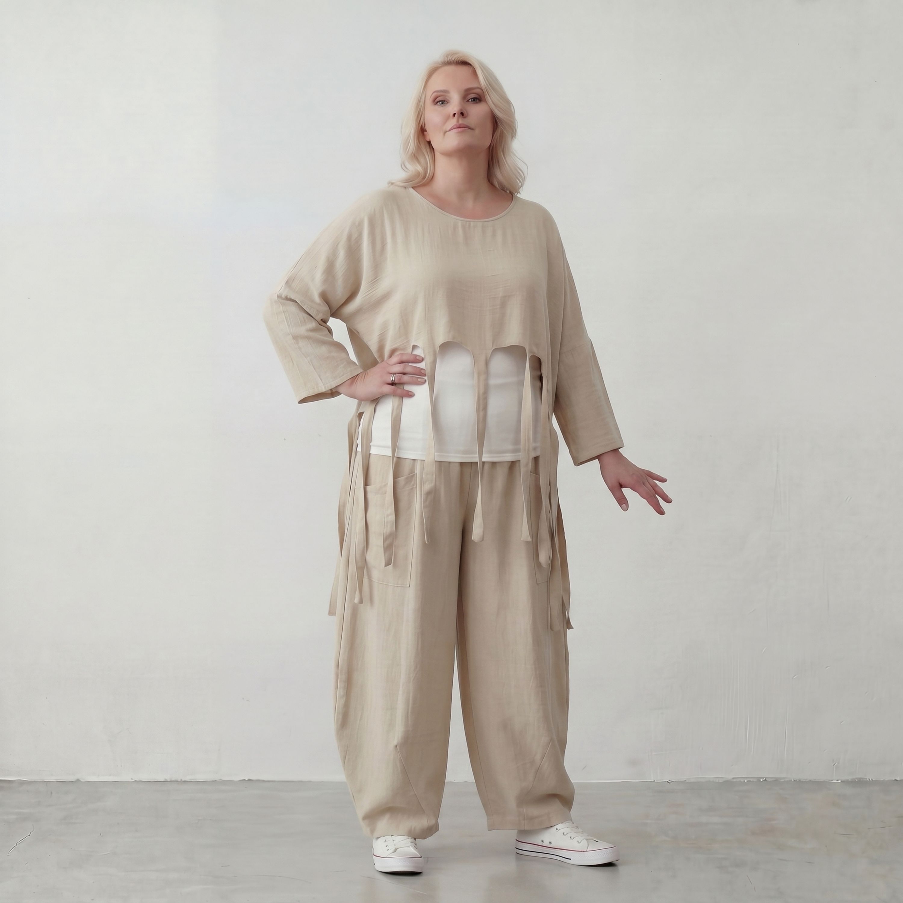 AKH Fashion · Überwurf · Melinda · 6966 · Dune