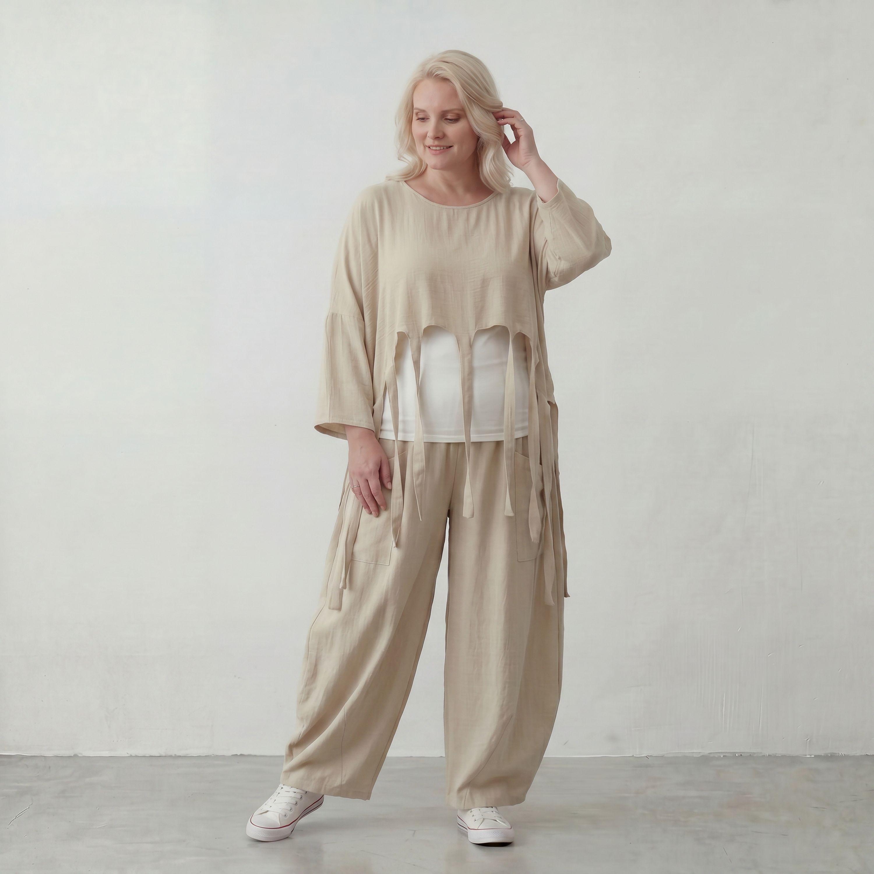AKH Fashion · Überwurf · Melinda · 6966 · Dune