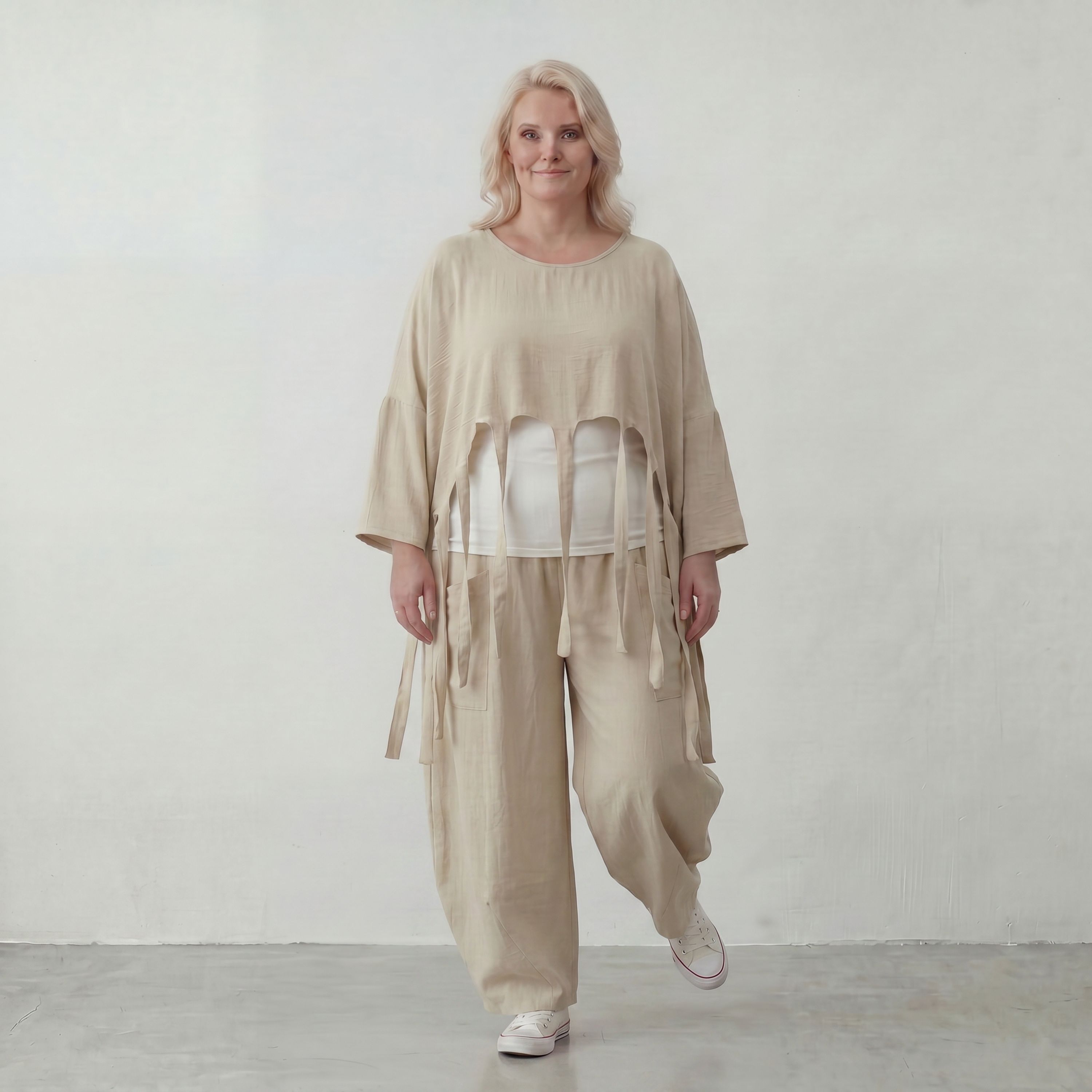 AKH Fashion · Überwurf · Melinda · 6966 · Dune