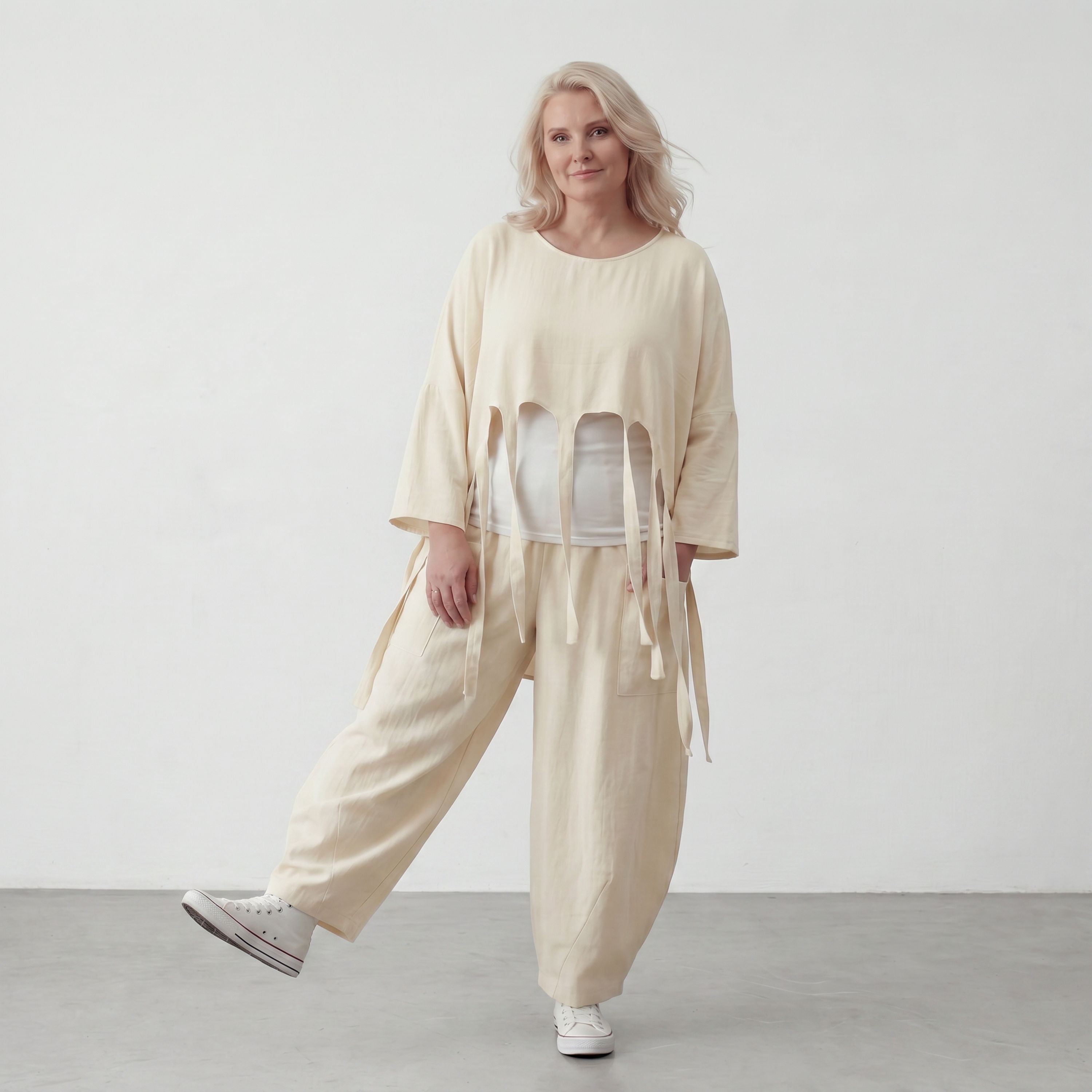 AKH Fashion · Überwurf · Melinda · 6966 · Ivory