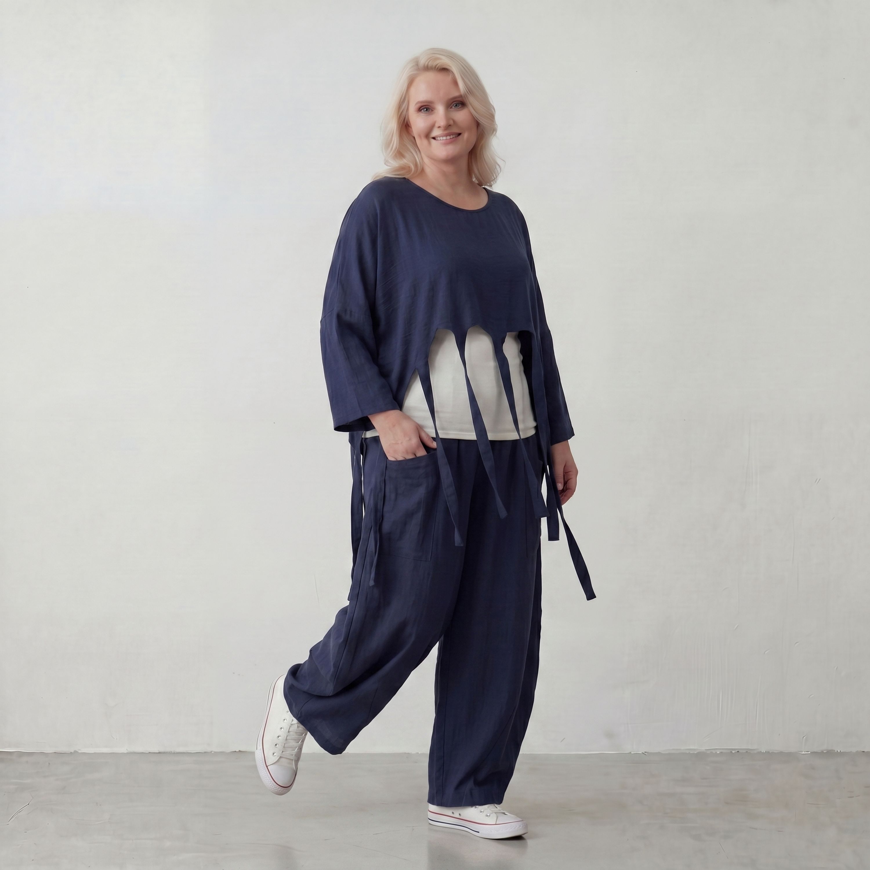 AKH Fashion · Überwurf · Melinda · 6966 · Ocean