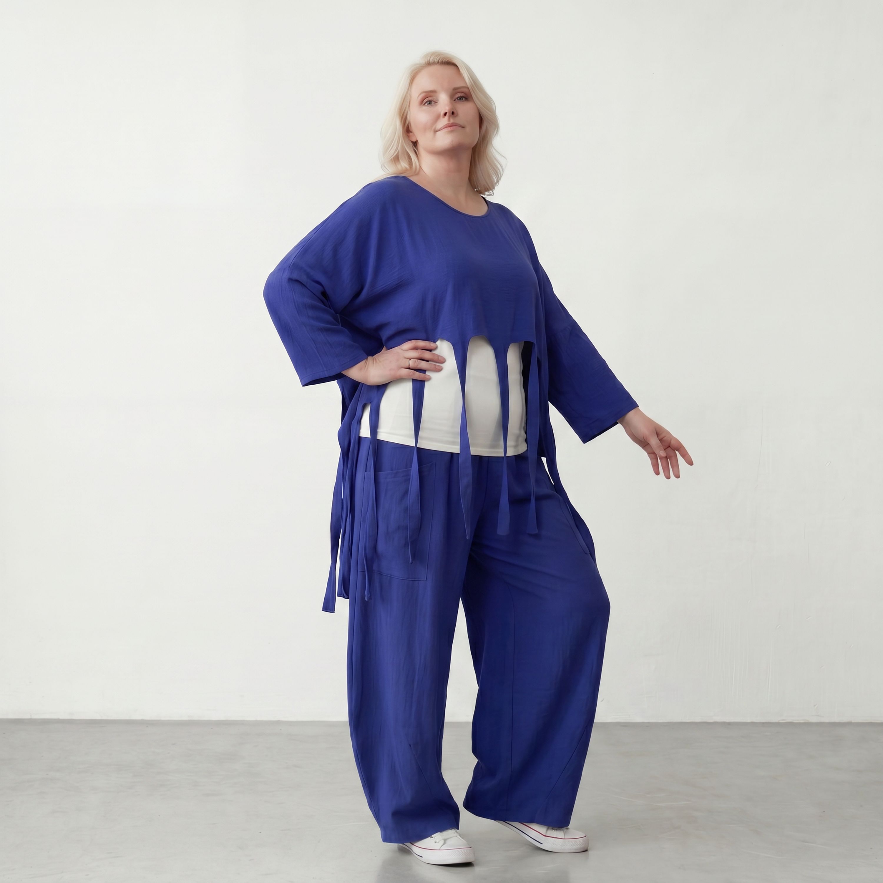 AKH Fashion · Überwurf · Melinda · 6966 · Sapphire