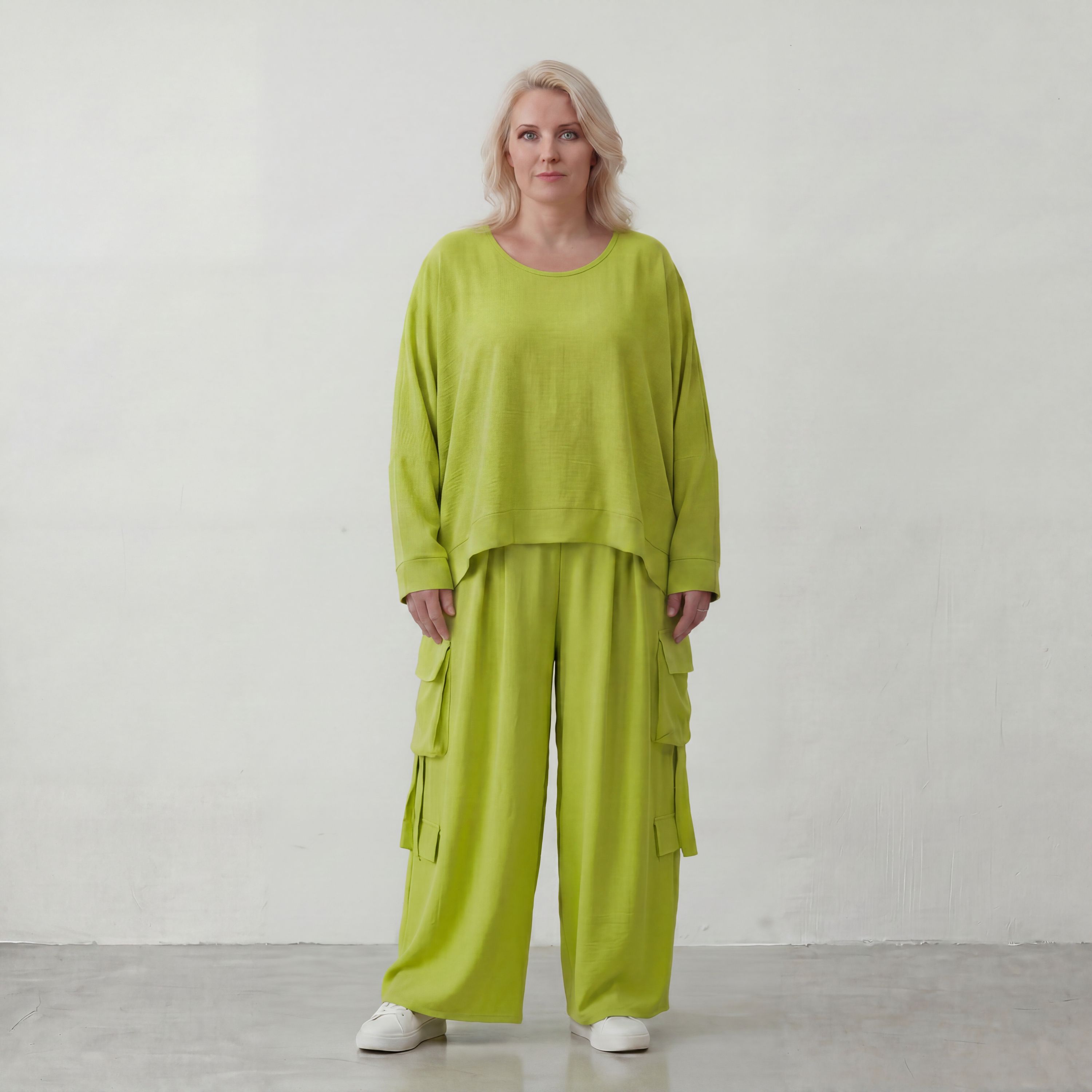 AKH Fashion · Hose · Melinda · 7125 · AppleGrün
