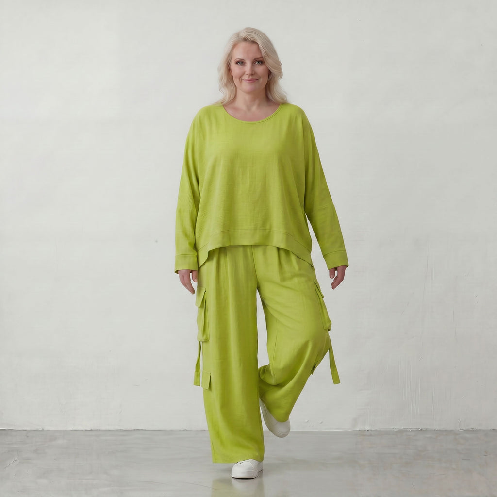 AKH Fashion · Hose · Melinda · 7125 · AppleGrün