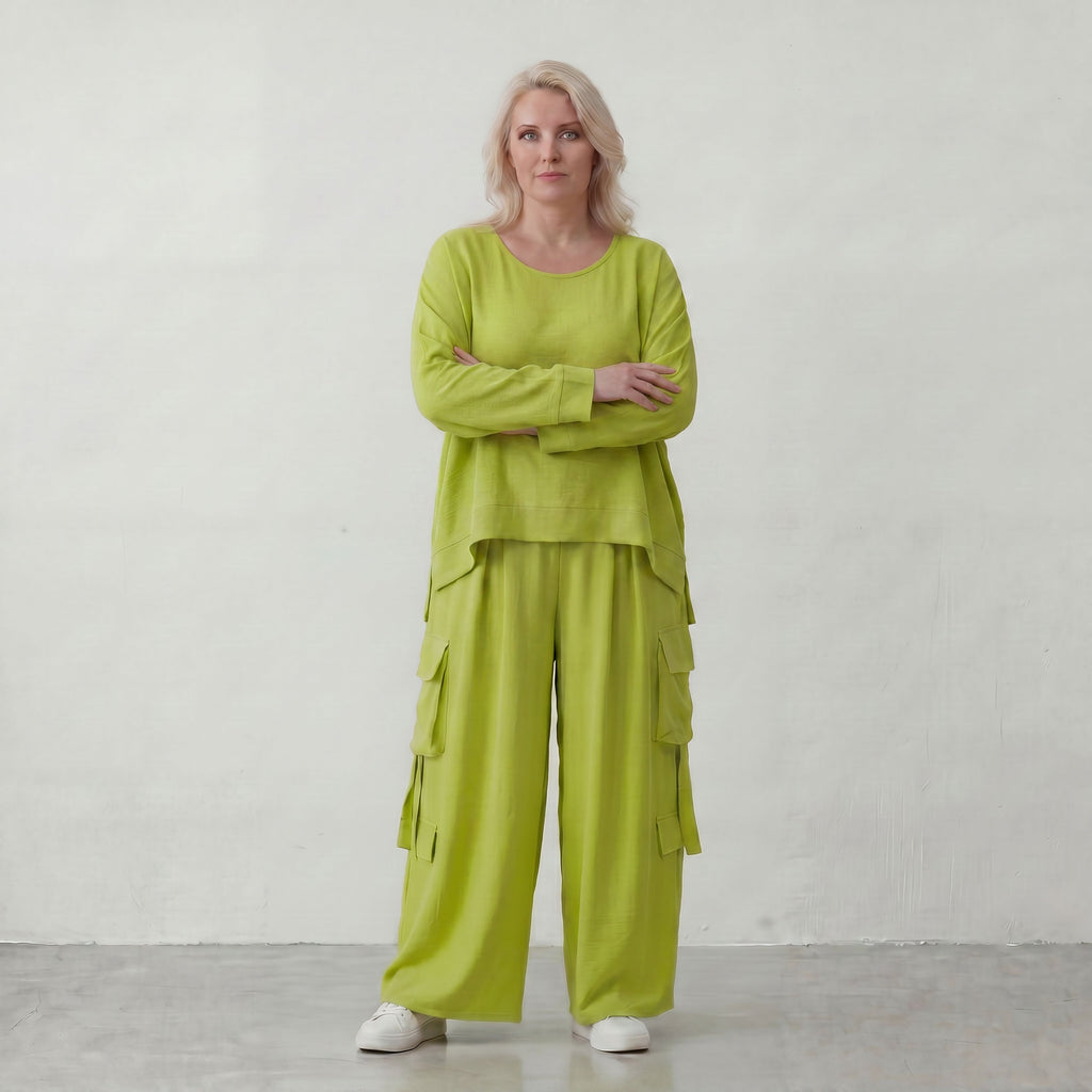 AKH Fashion · Hose · Melinda · 7125 · AppleGrün