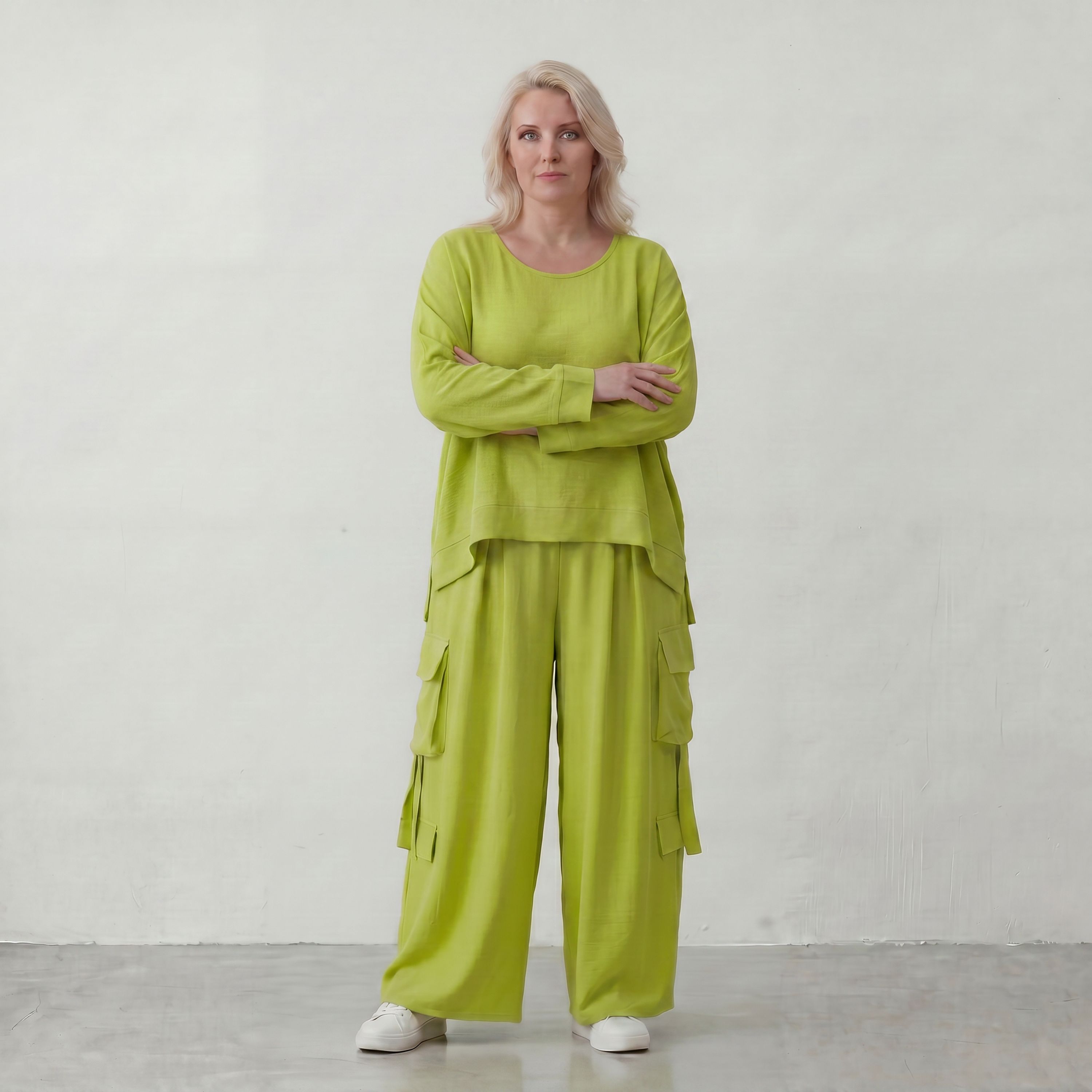 AKH Fashion · Überwurf · Melinda · 7011 · AppleGrün