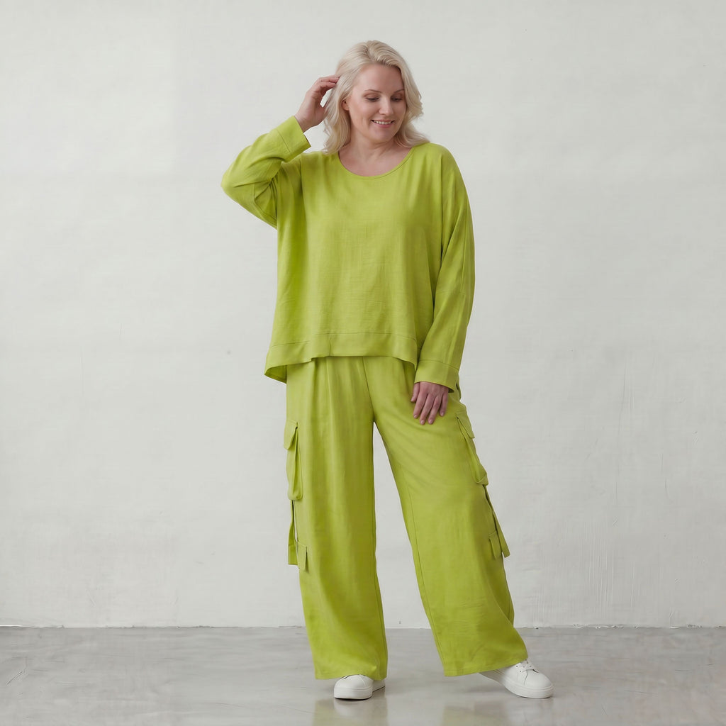 AKH Fashion · Hose · Melinda · 7125 · AppleGrün