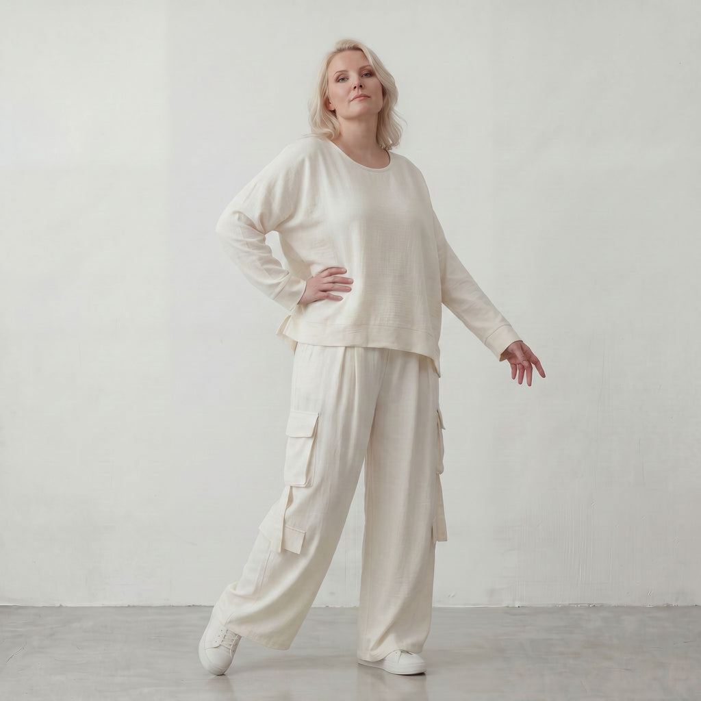 AKH Fashion · Überwurf · Melinda · 7011 · Ivory