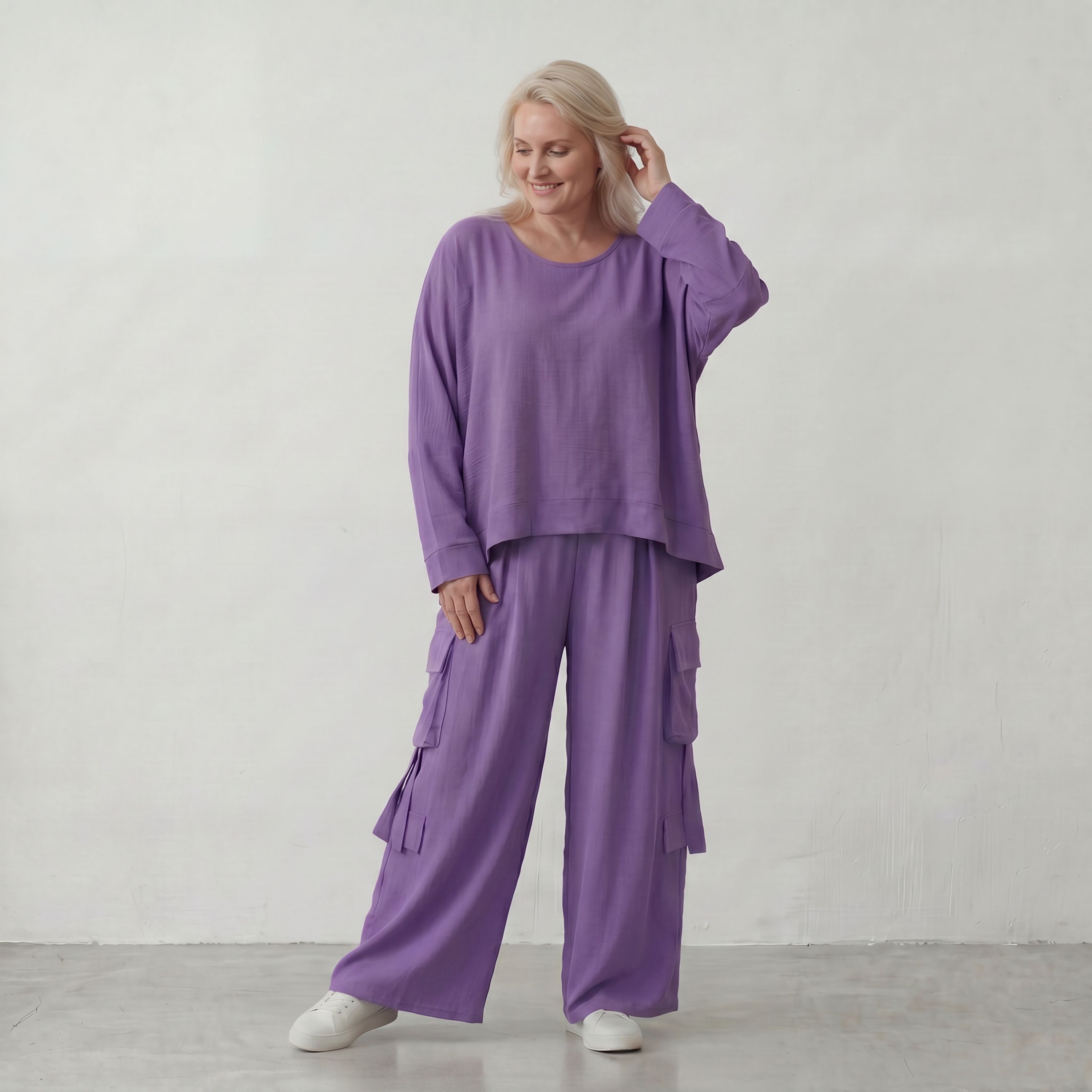 AKH Fashion · Überwurf · Melinda · 7011 · Lavender