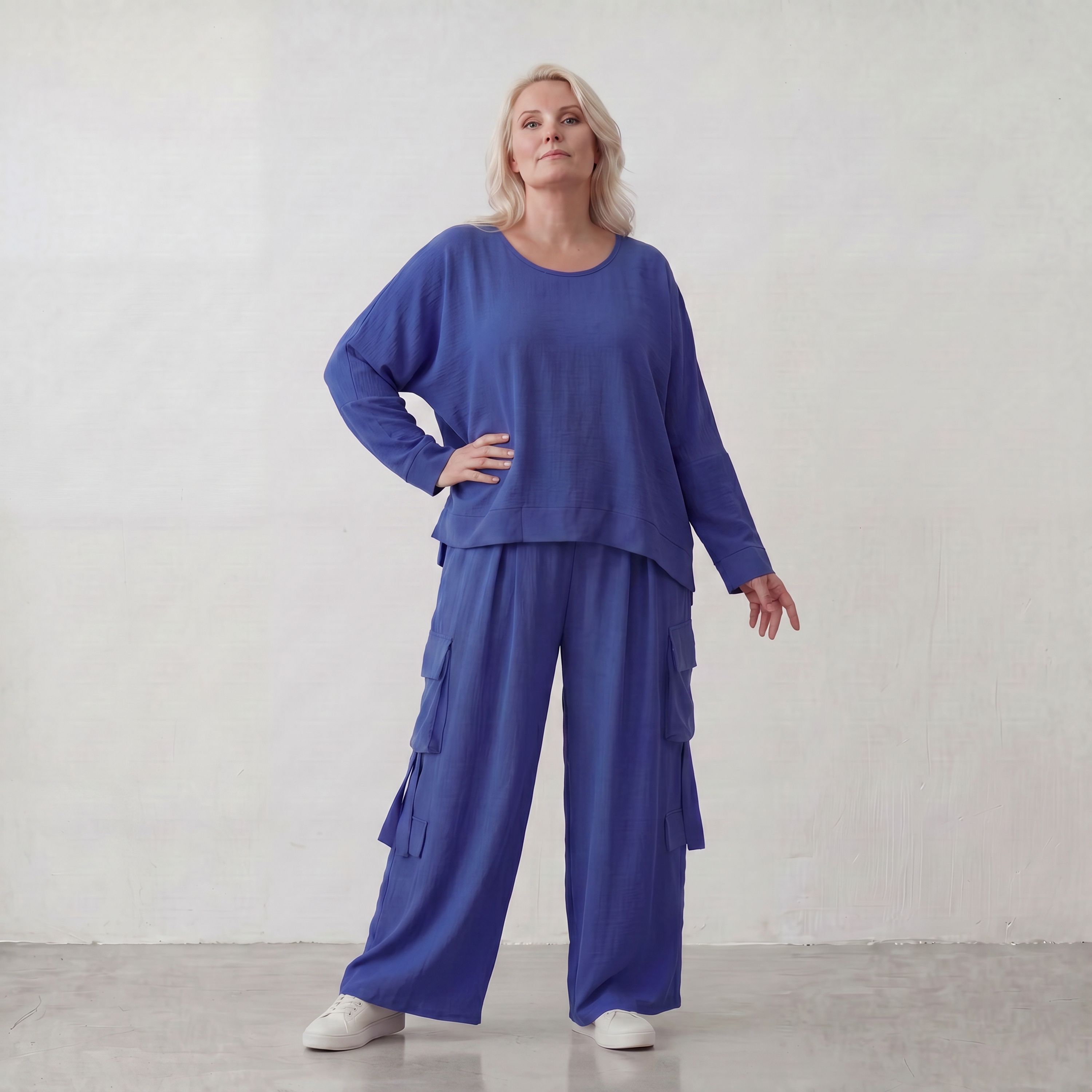 AKH Fashion · Hose · Melinda · 7125 · Sapphire