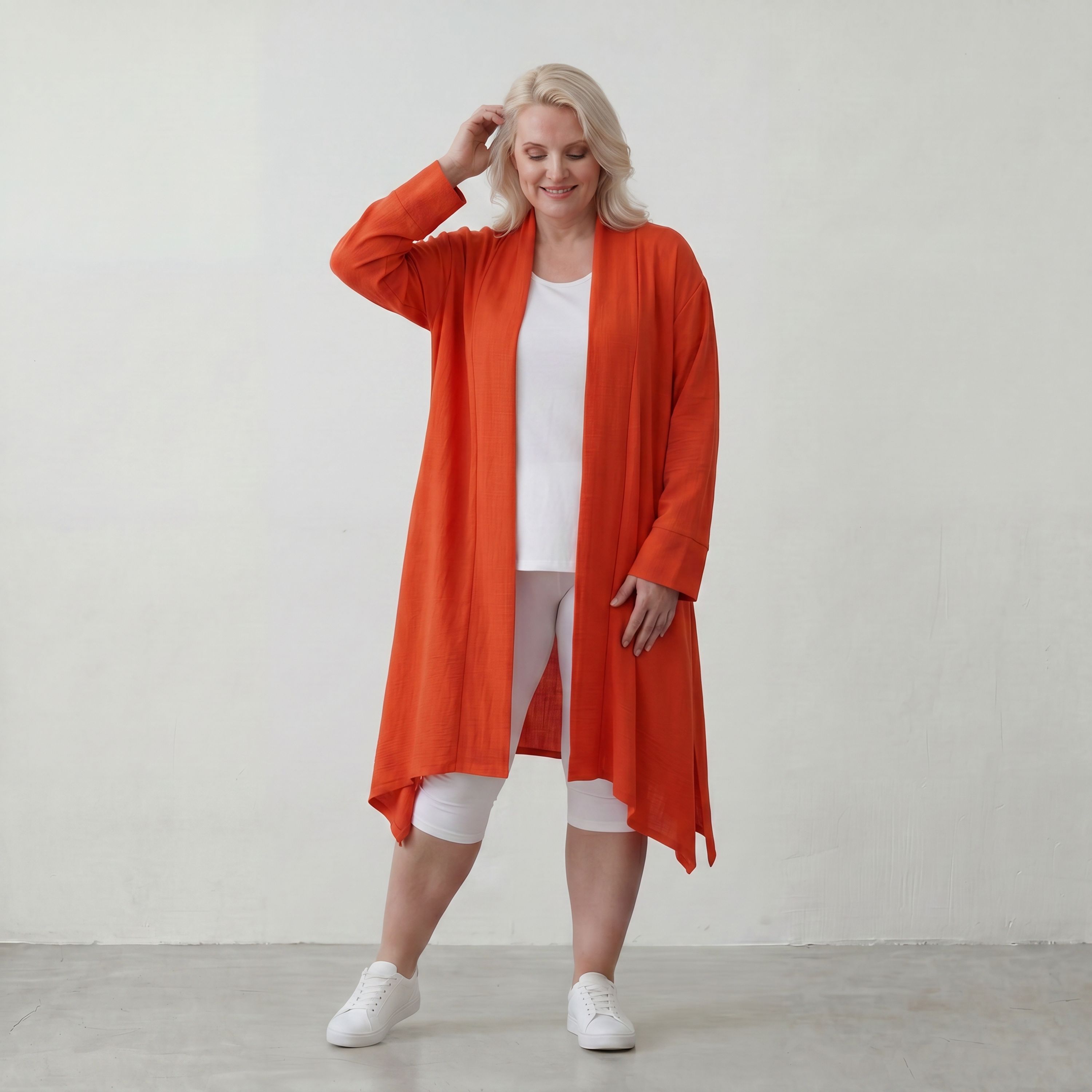 AKH Fashion · Cardigan · Melinda · 7040 · Coral