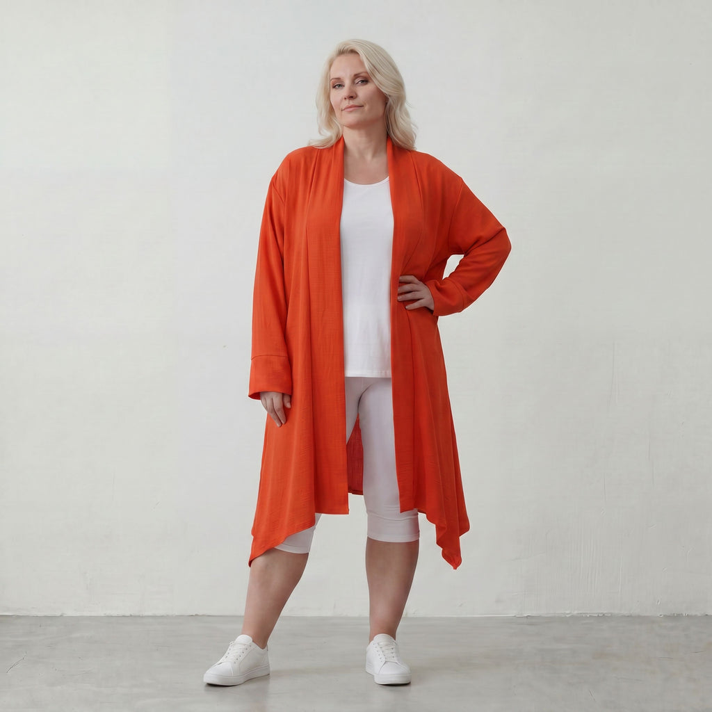 AKH Fashion · Cardigan · Melinda · 7040 · Coral