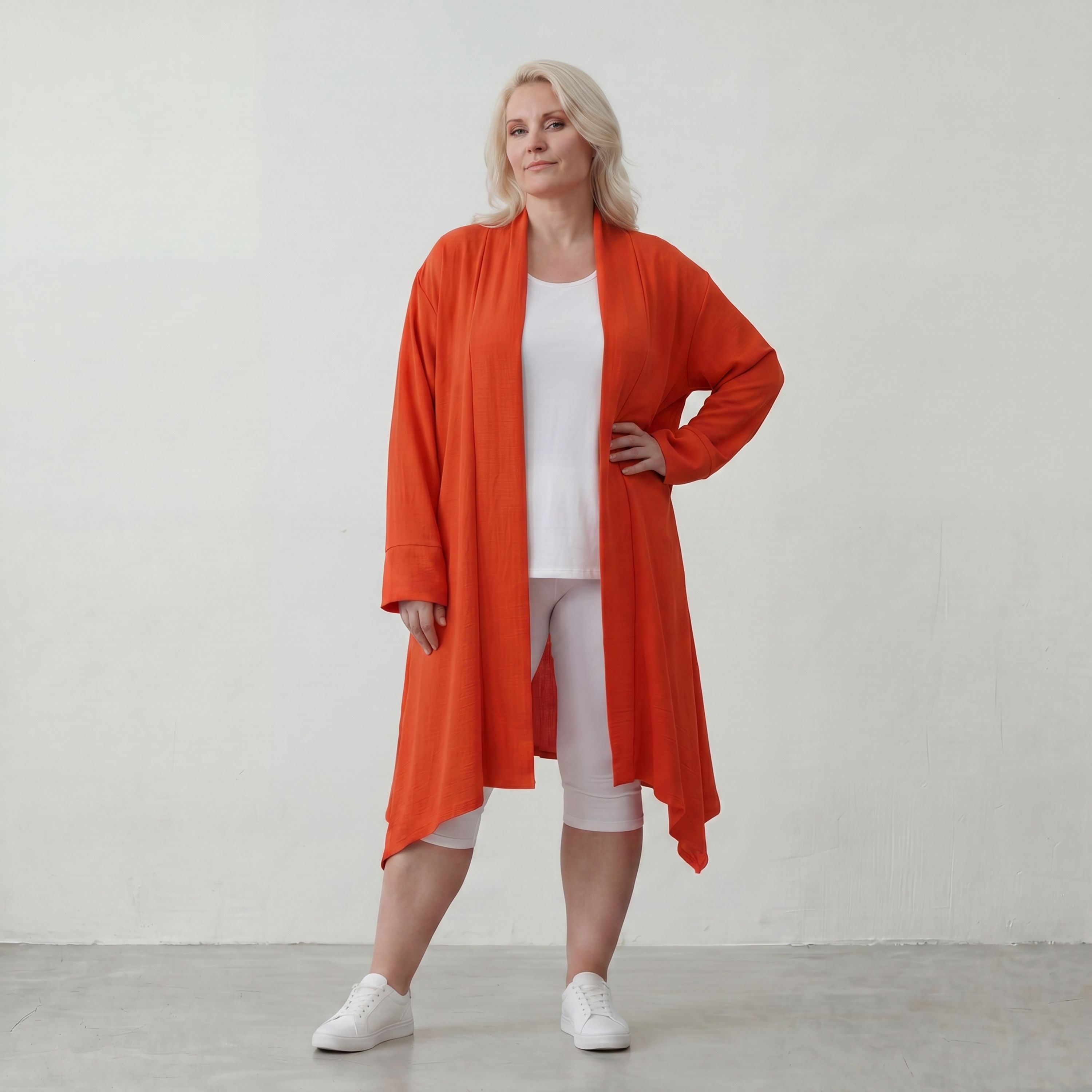 AKH Fashion · Cardigan · Melinda · 7040 · Coral