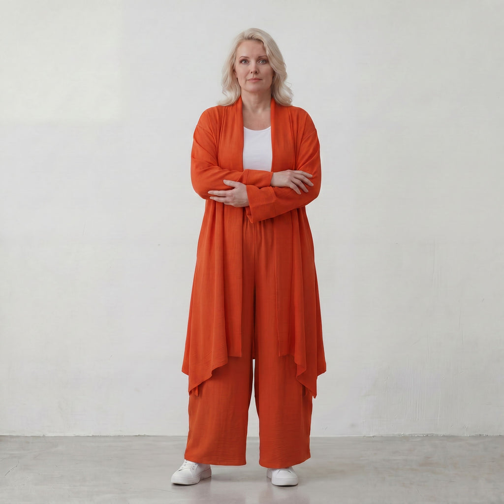 AKH Fashion · Cardigan · Melinda · 7040 · Coral