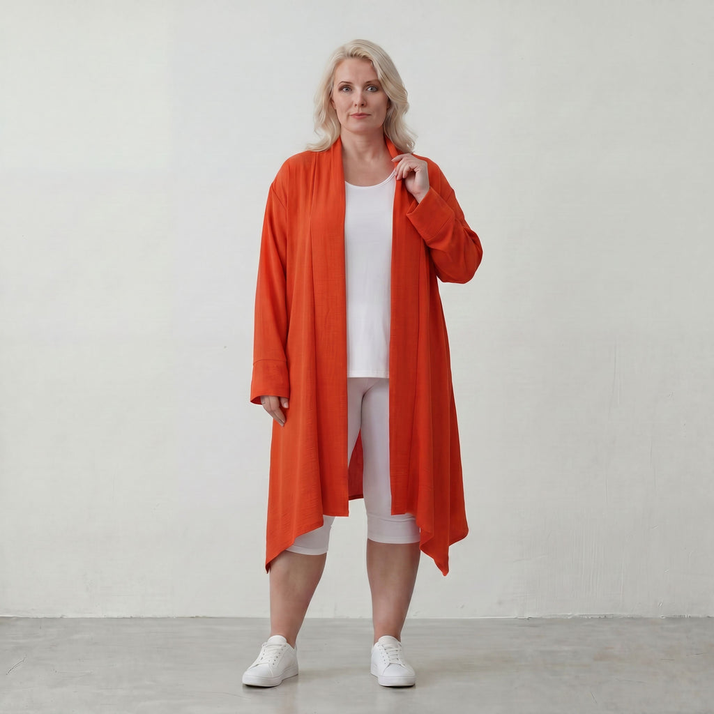 AKH Fashion · Cardigan · Melinda · 7040 · Coral