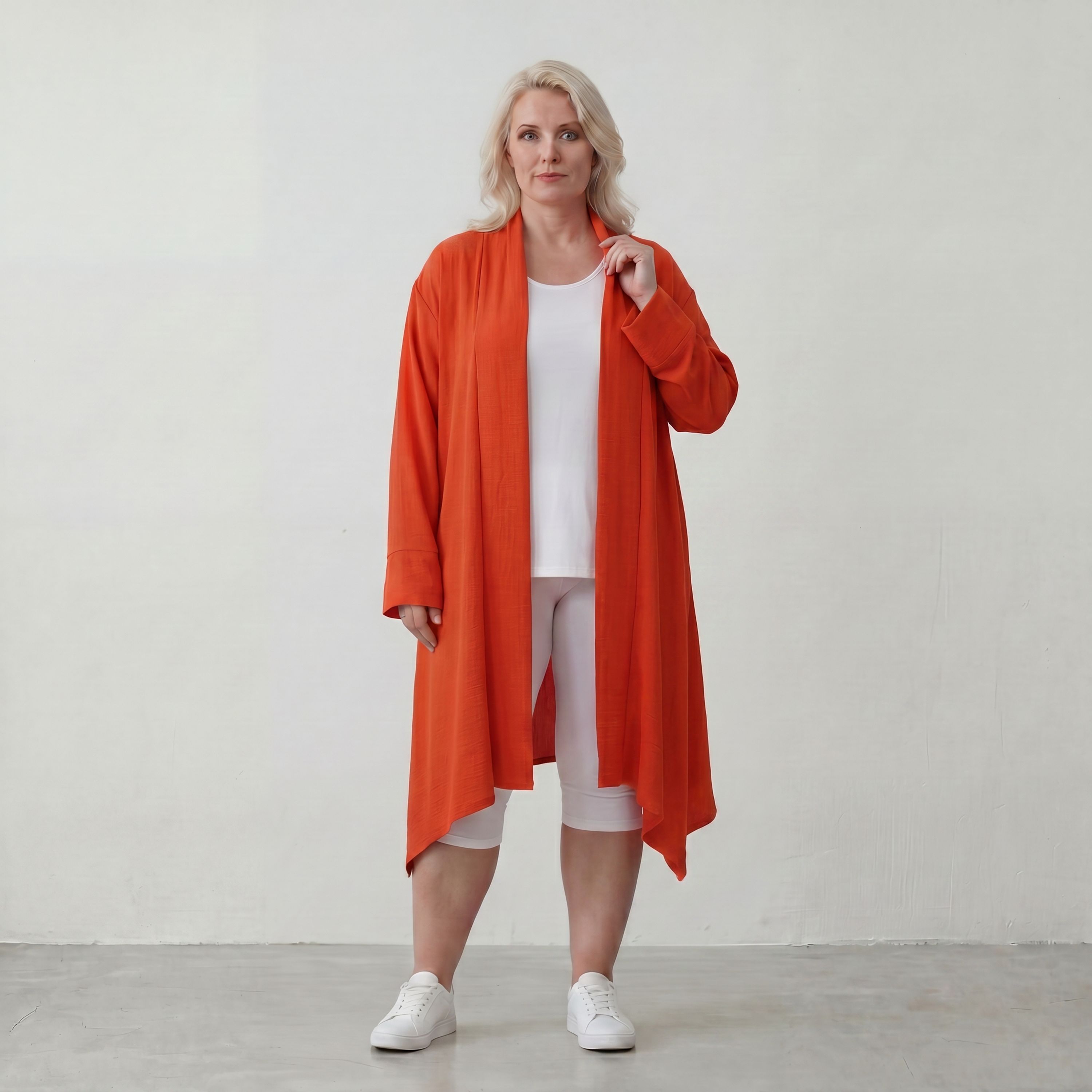 AKH Fashion · Cardigan · Melinda · 7040 · Coral