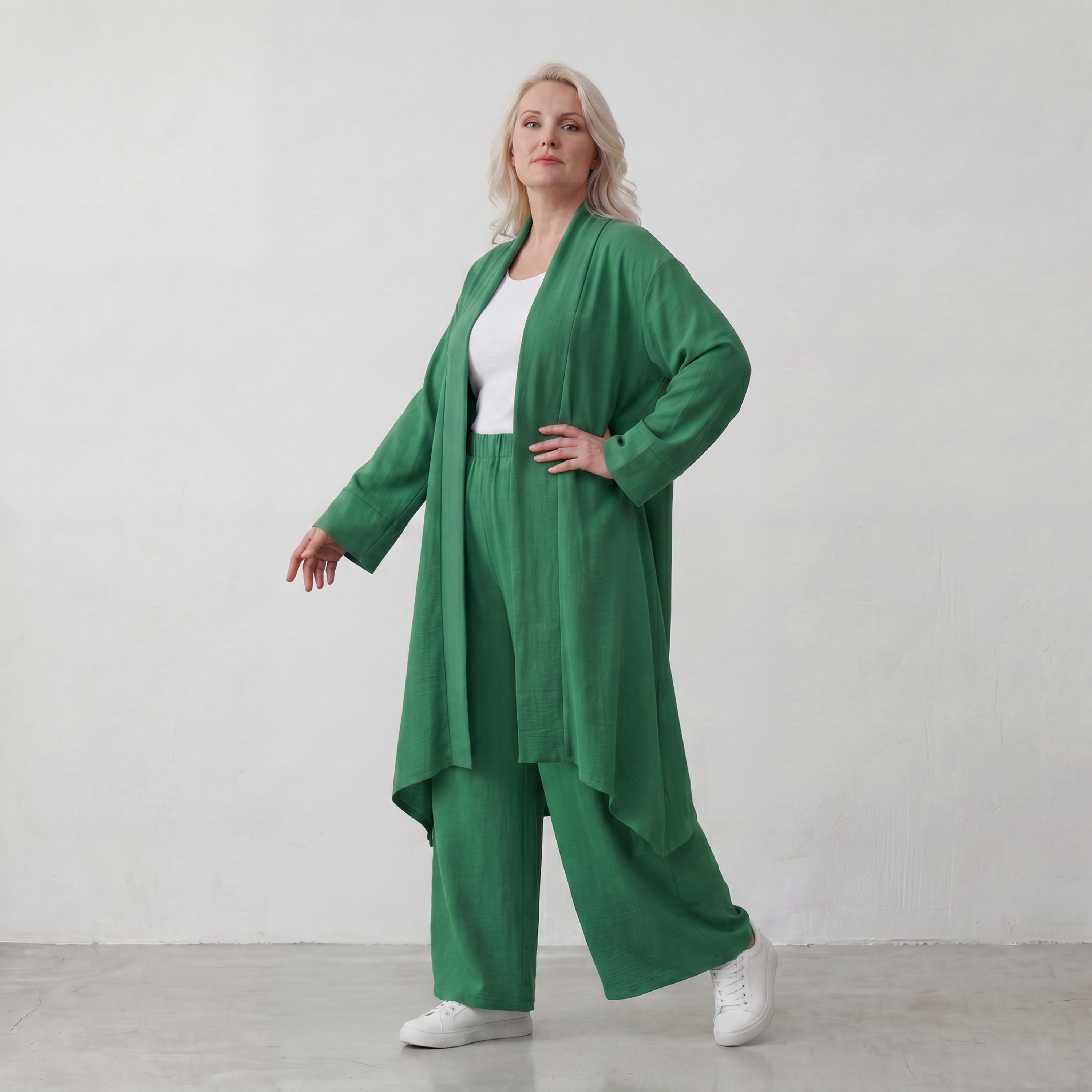 AKH Fashion · Cardigan · Melinda · 7040 · Jade