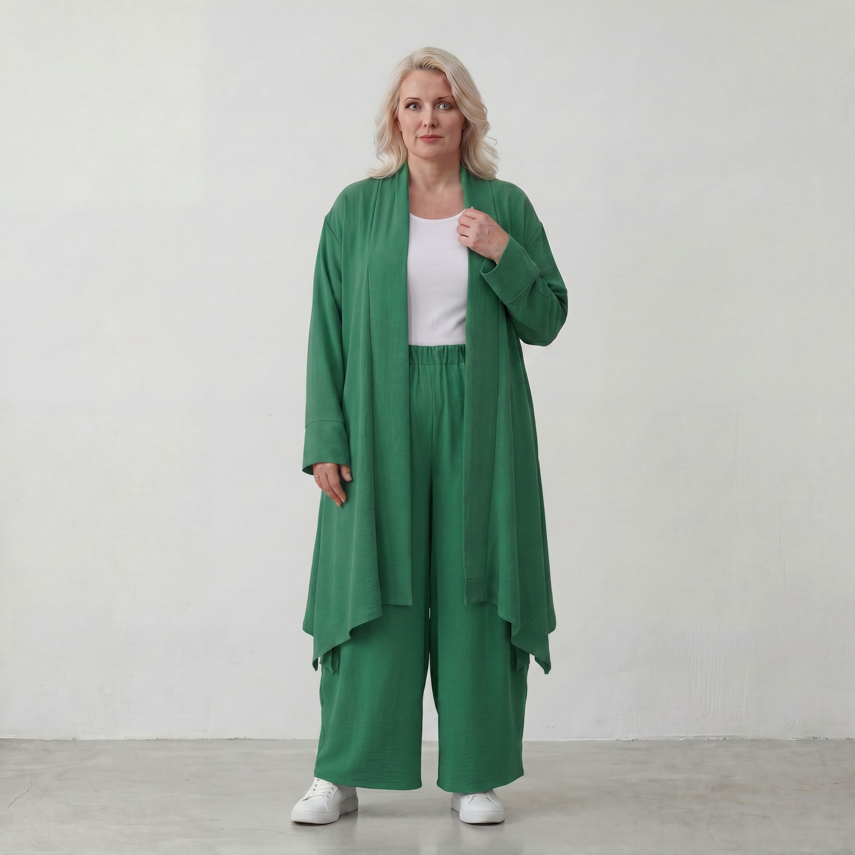 AKH Fashion · Cardigan · Melinda · 7040 · Jade