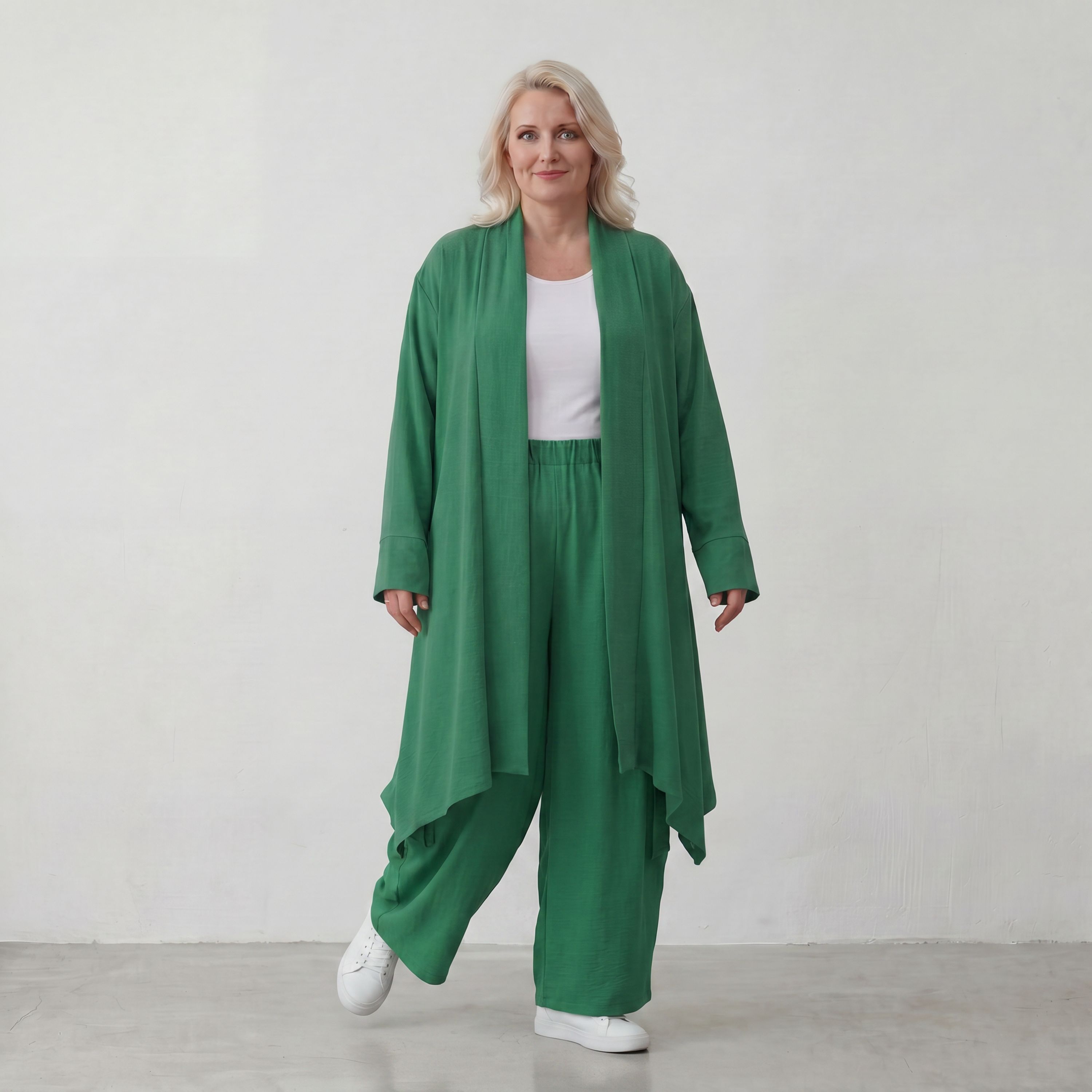 AKH Fashion · Cardigan · Melinda · 7040 · Jade