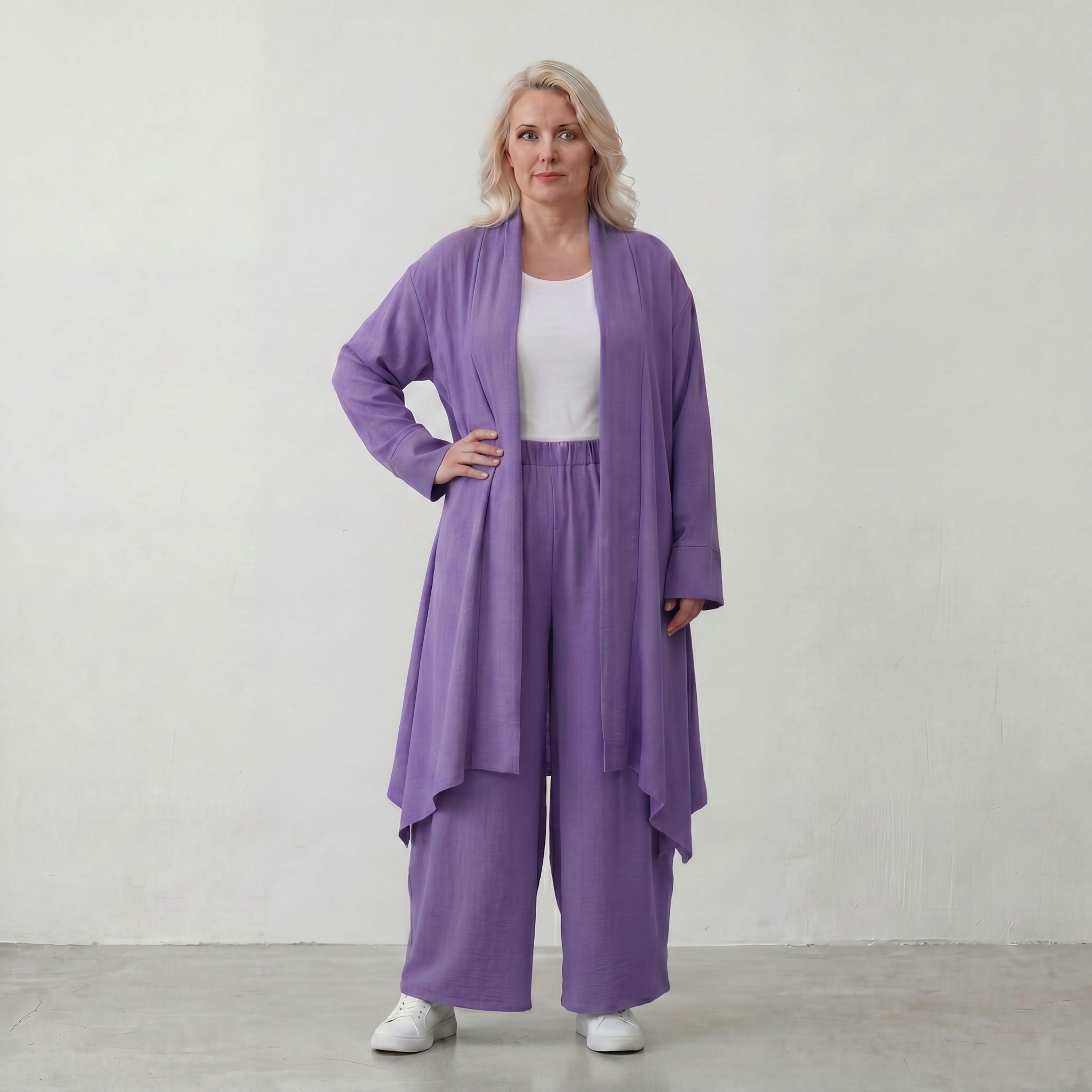 AKH Fashion · Cardigan · Melinda · 7040 · Lavender