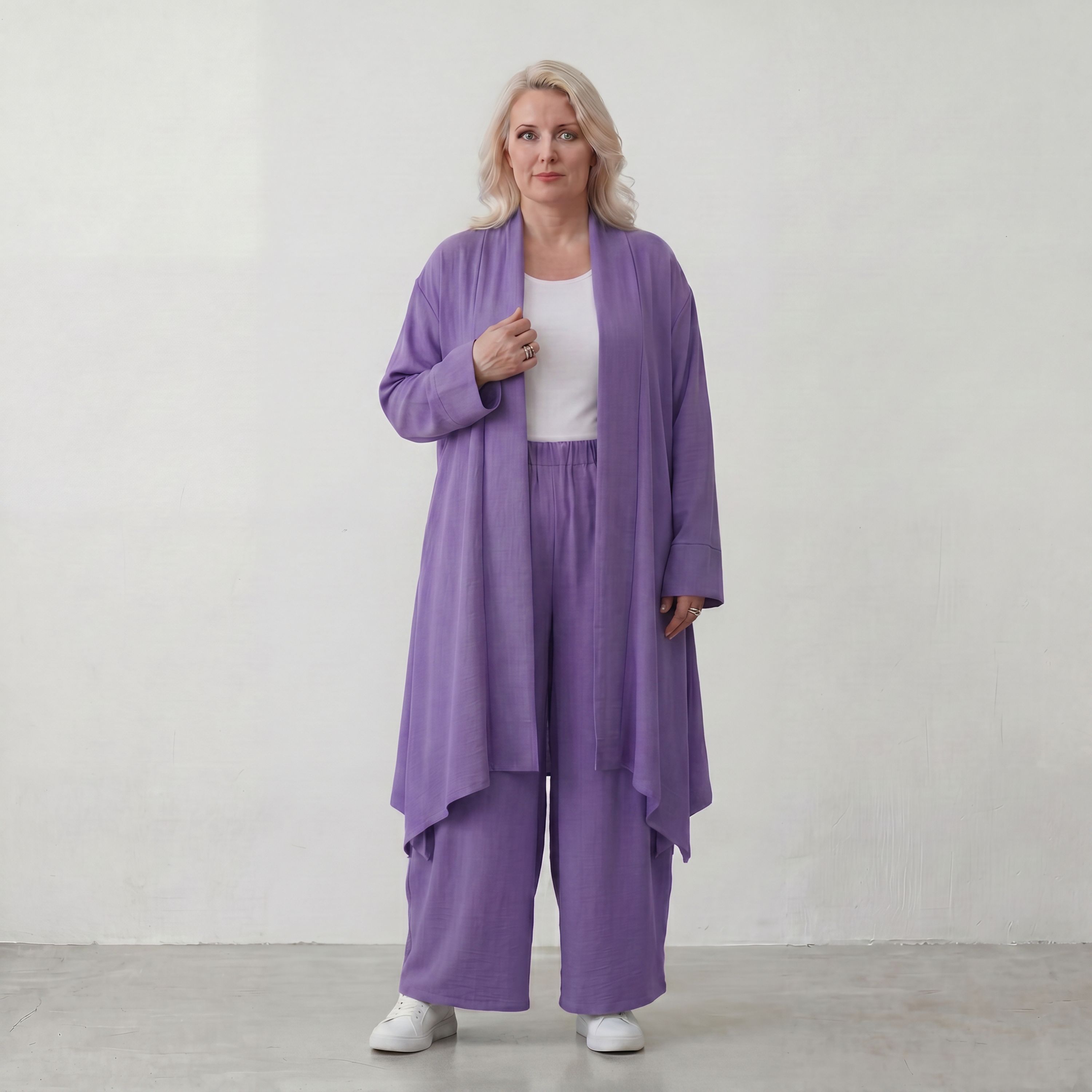 AKH Fashion · Cardigan · Melinda · 7040 · Lavender