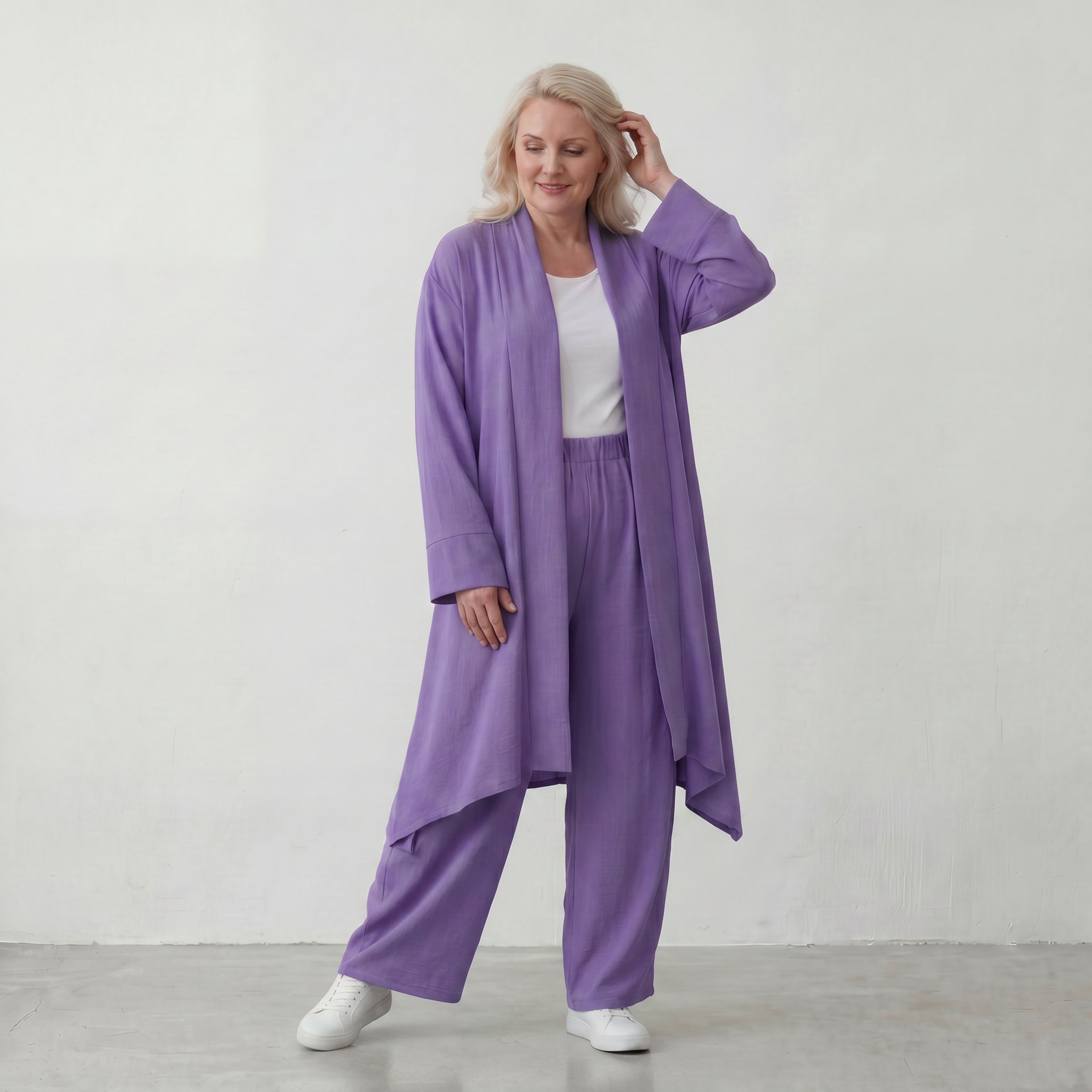 AKH Fashion · Cardigan · Melinda · 7040 · Lavender