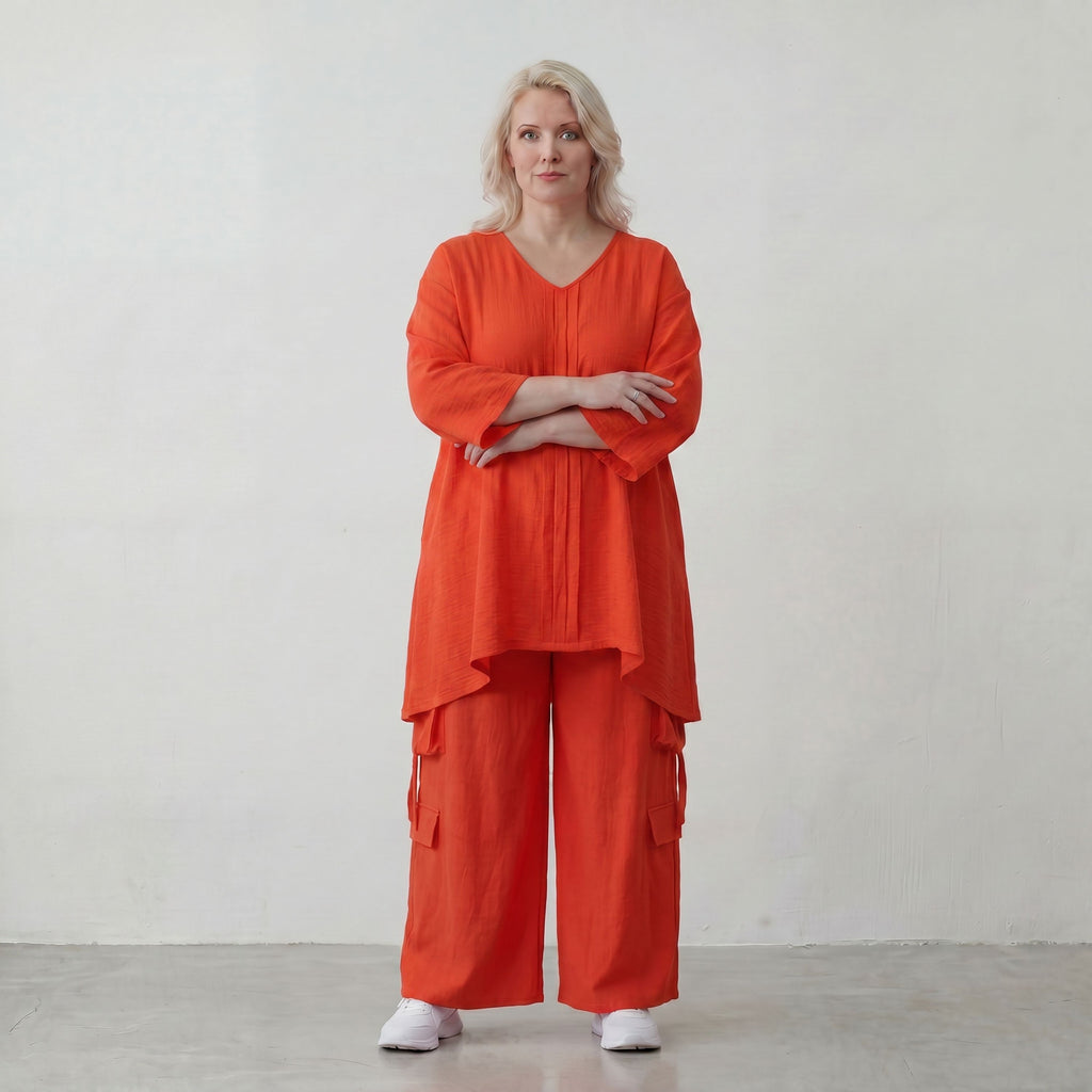 AKH Fashion · Shirt · Melinda · 7069 · Coral