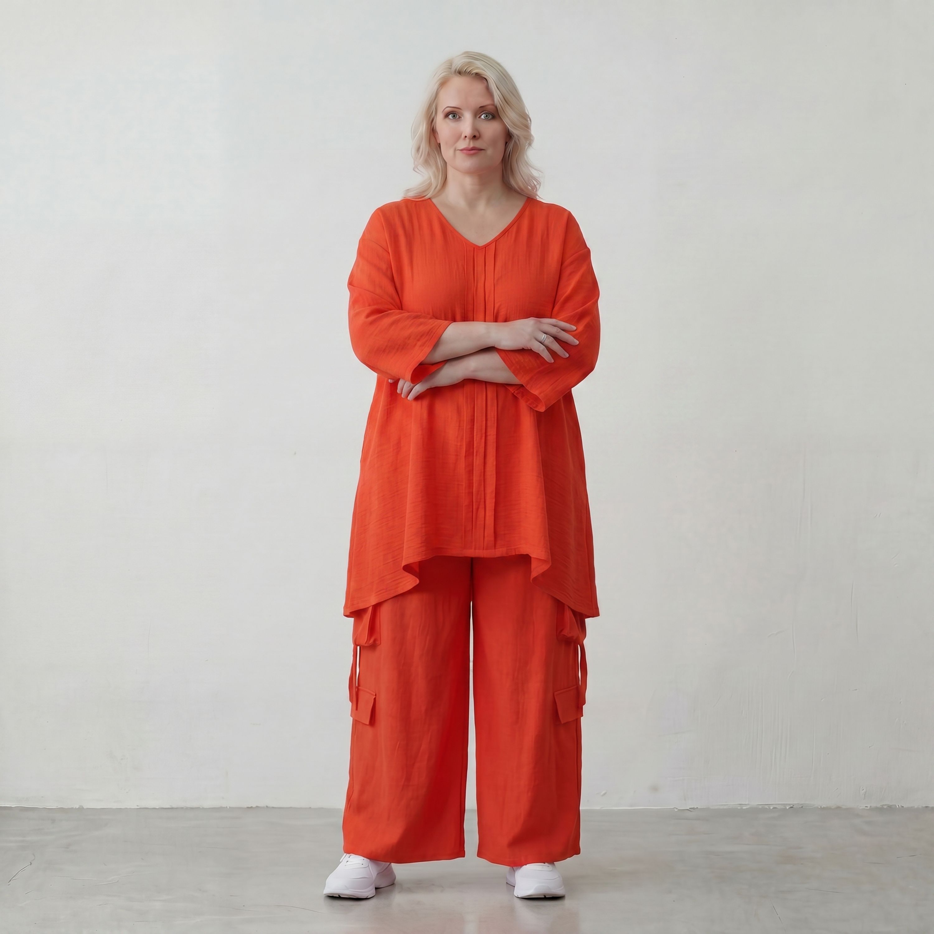 AKH Fashion · Shirt · Melinda · 7069 · Coral