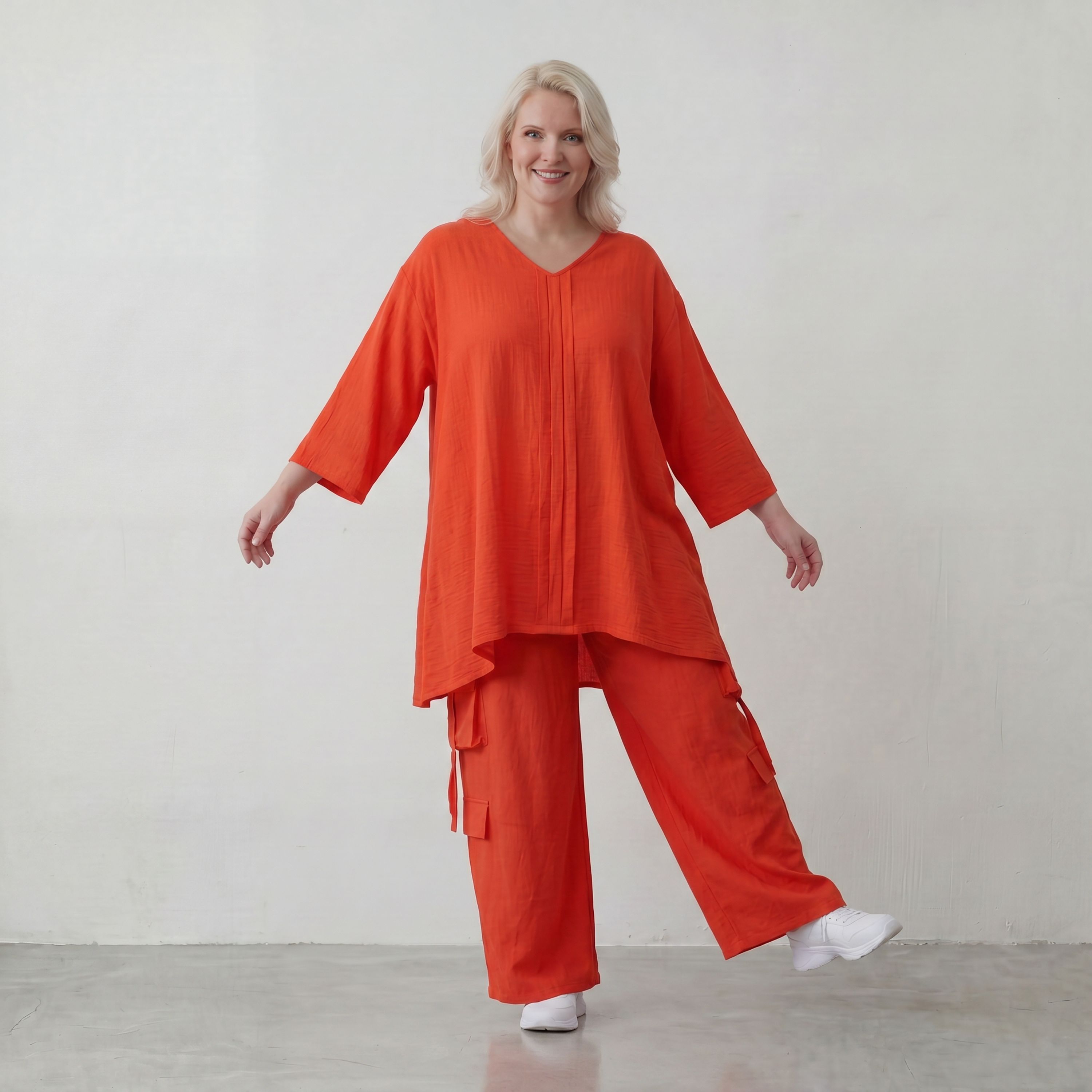 AKH Fashion · Shirt · Melinda · 7069 · Coral