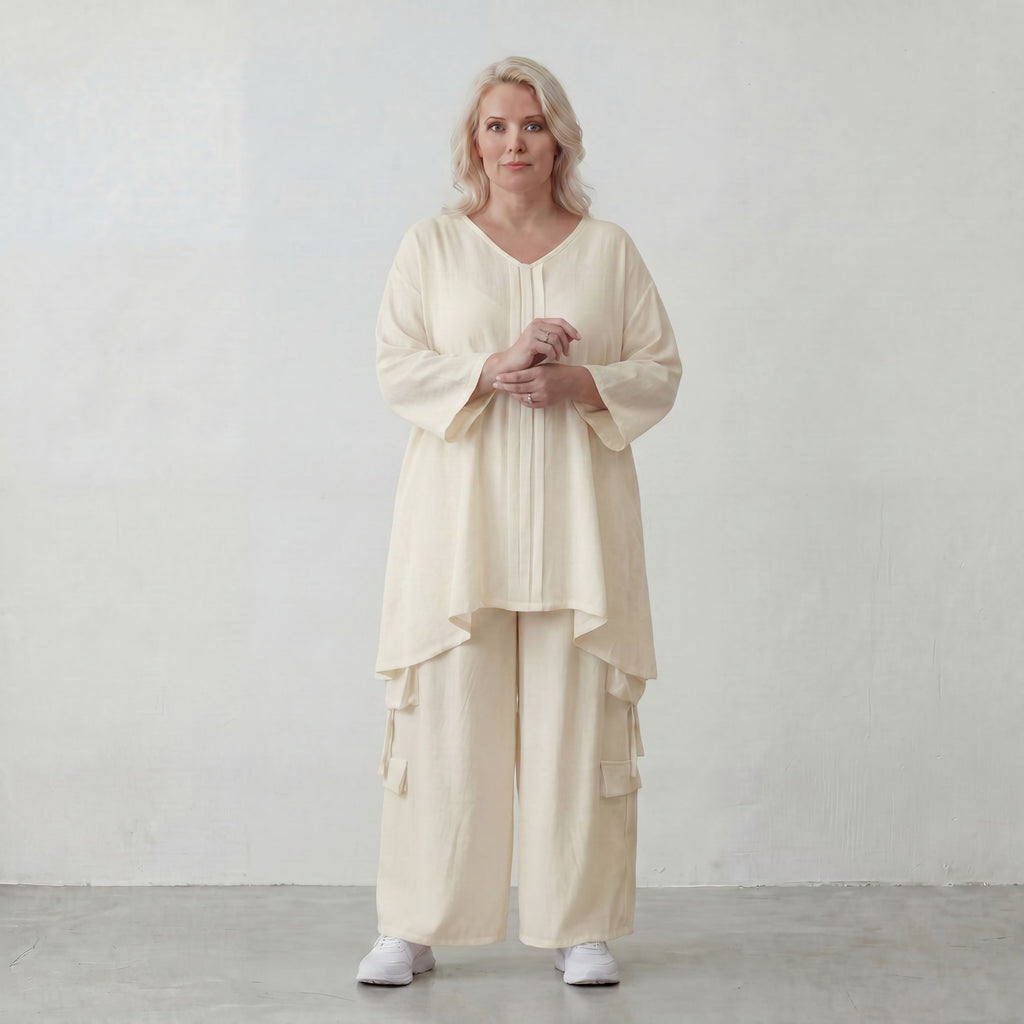 AKH Fashion · Shirt · Melinda · 7069 · Ivory