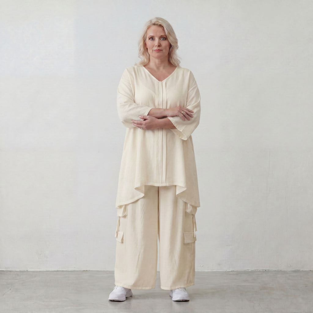 AKH Fashion · Shirt · Melinda · 7069 · Ivory