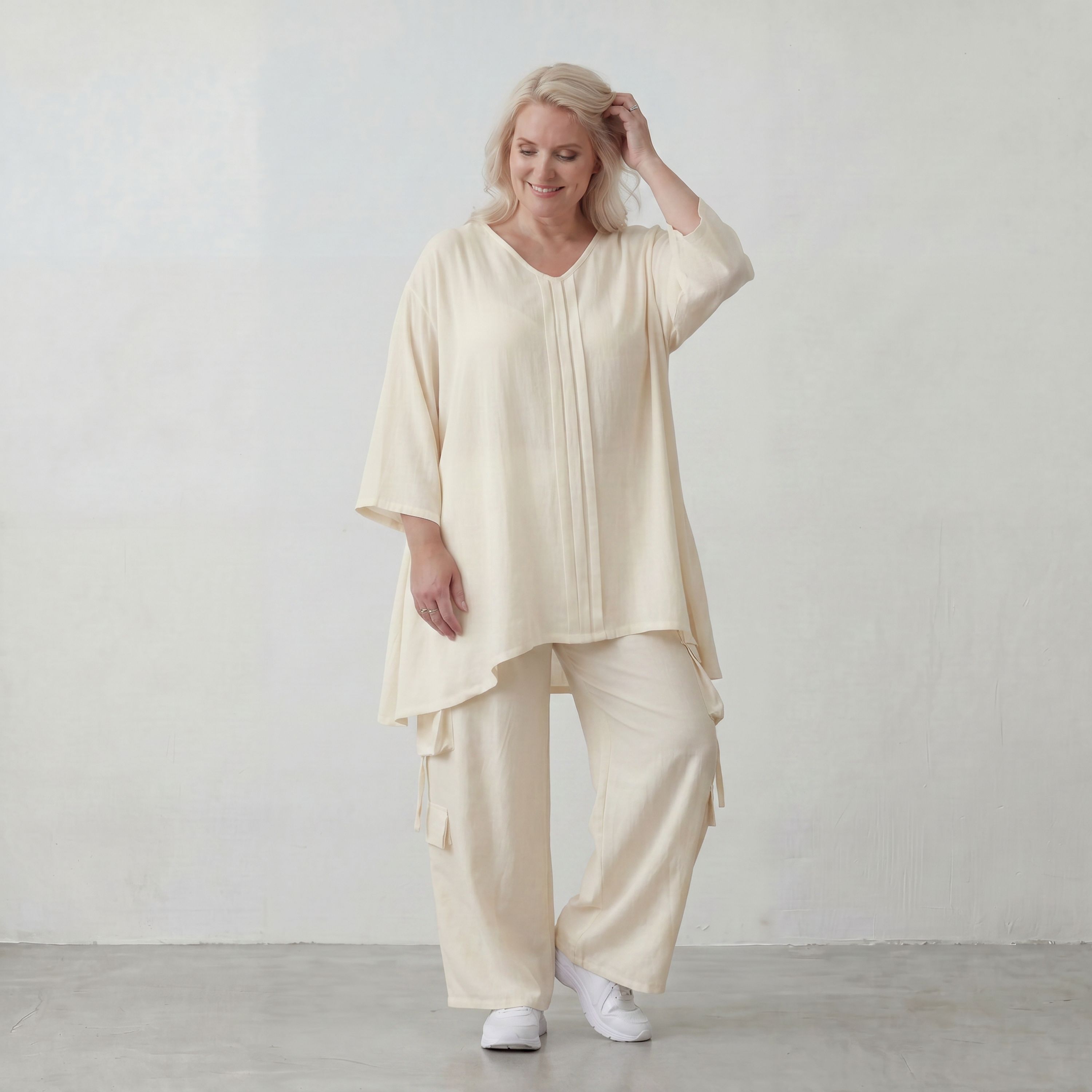 AKH Fashion · Shirt · Melinda · 7069 · Ivory