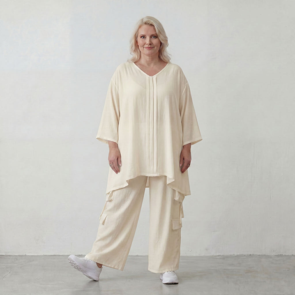 AKH Fashion · Shirt · Melinda · 7069 · Ivory
