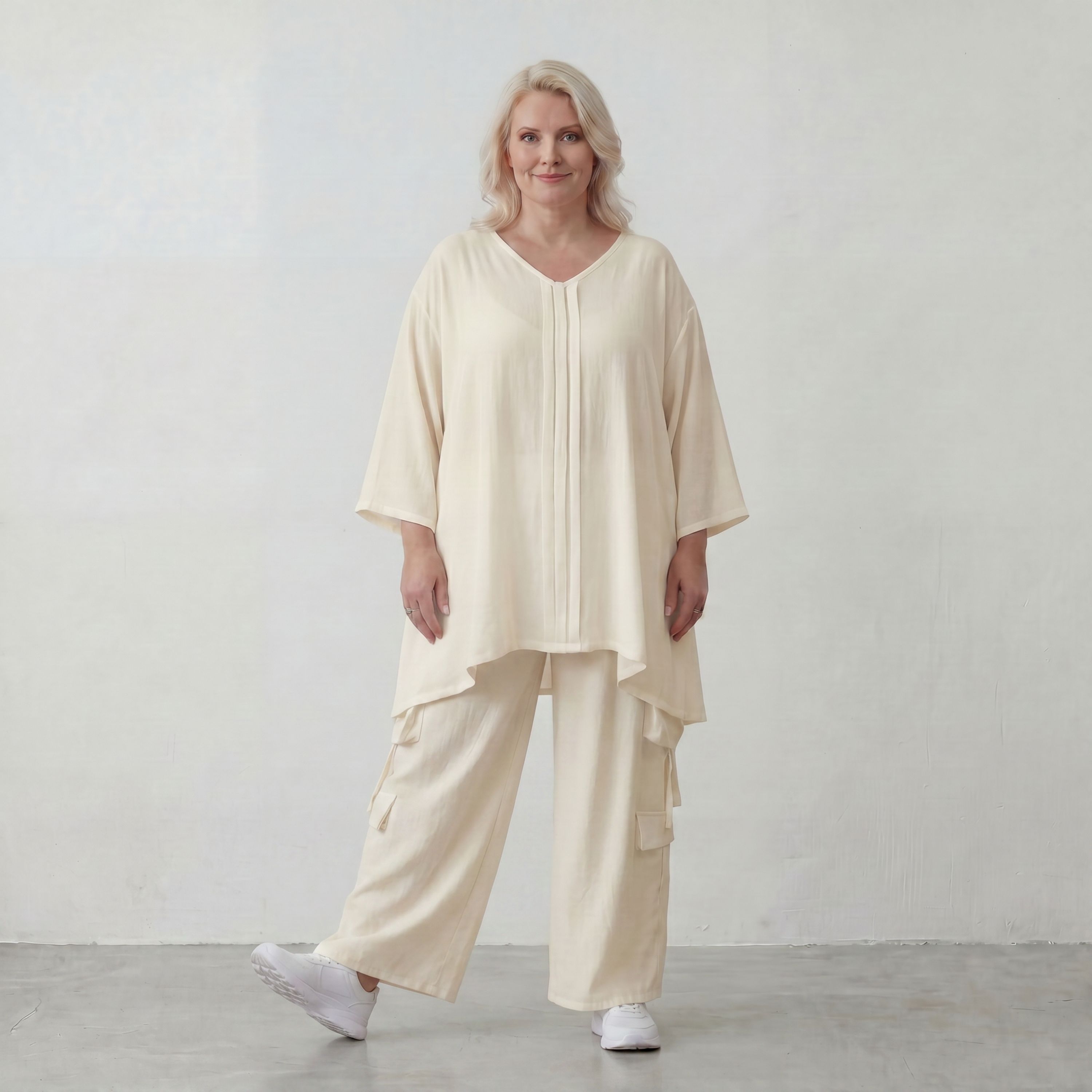 AKH Fashion · Shirt · Melinda · 7069 · Ivory